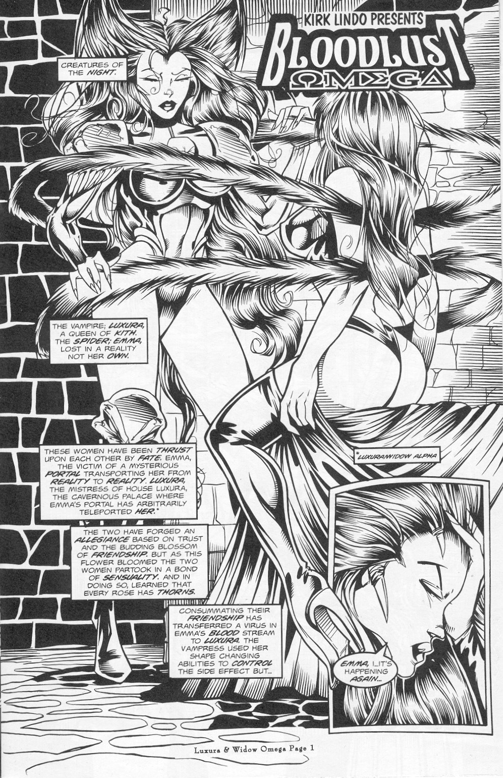 Read online Luxura & Widow Blood Lust Omega comic -  Issue # Full - 3