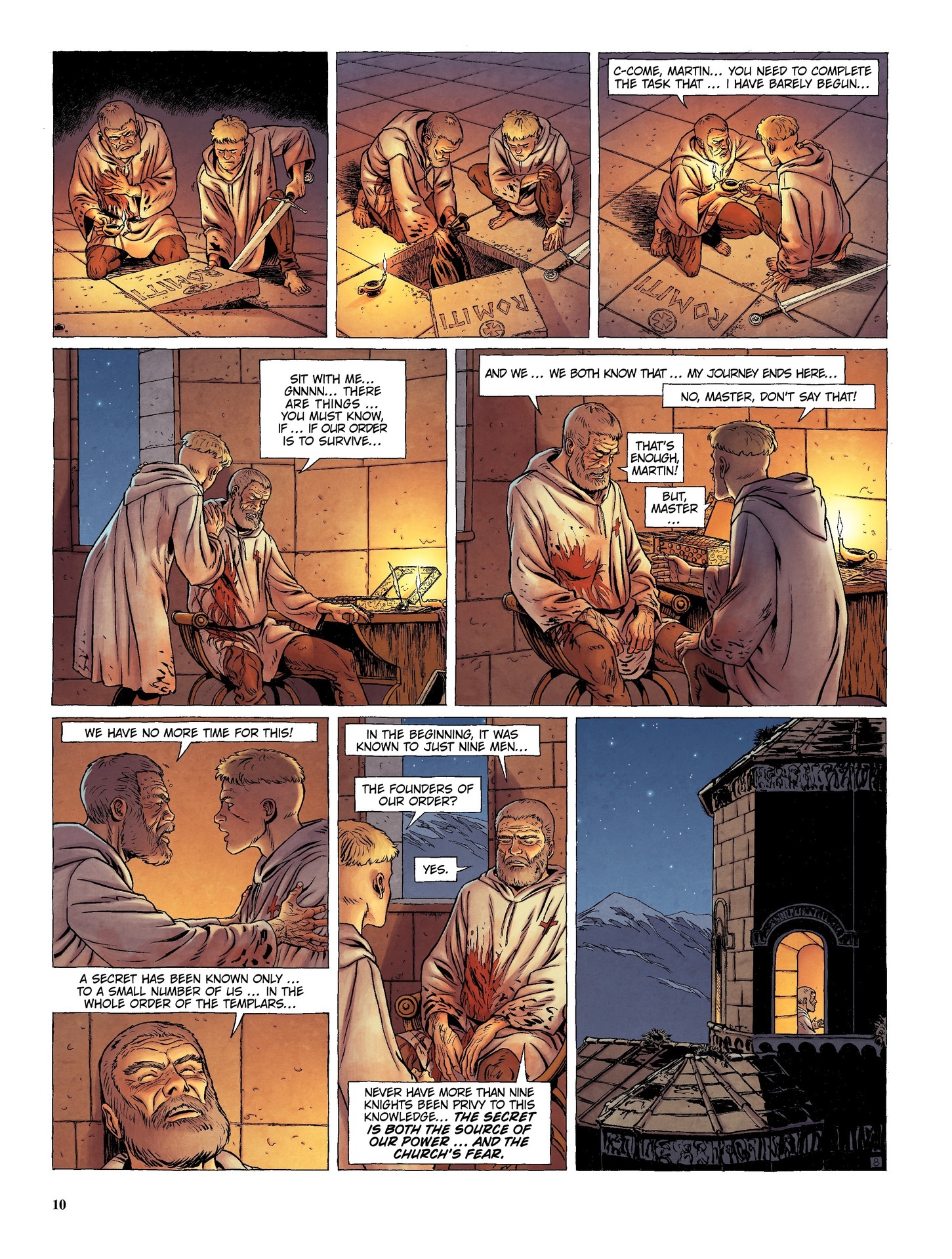 Read online The Last Templar comic -  Issue #3 - 12