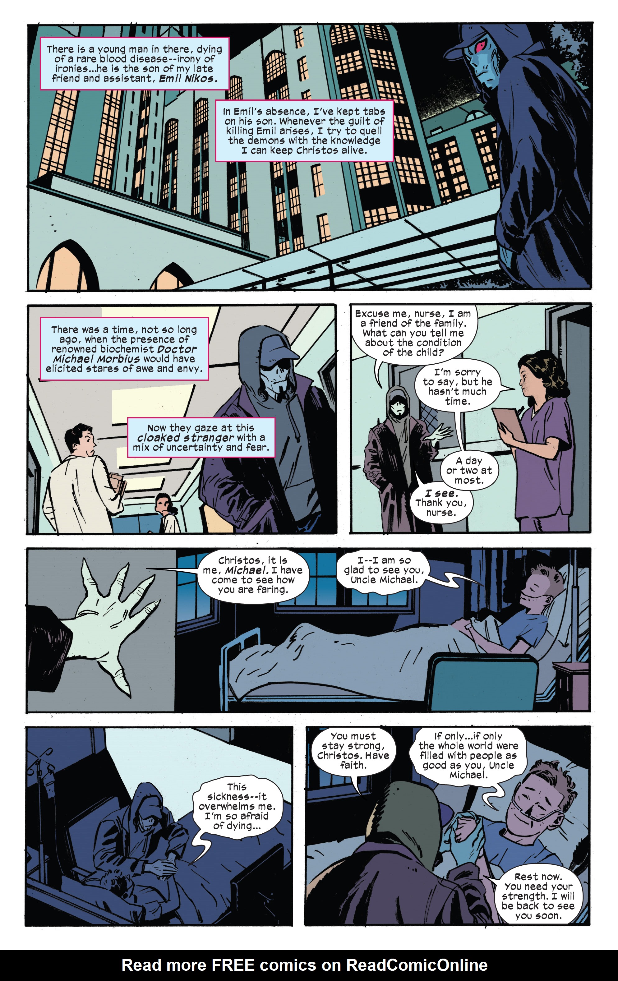 Read online Morbius: Bond Of Blood comic -  Issue #1 - 8