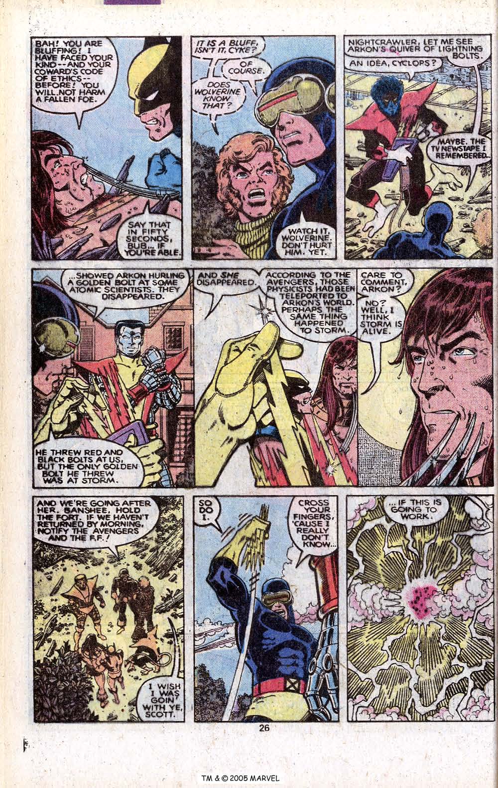 Uncanny X-Men (1963) issue Annual 3 - Page 28