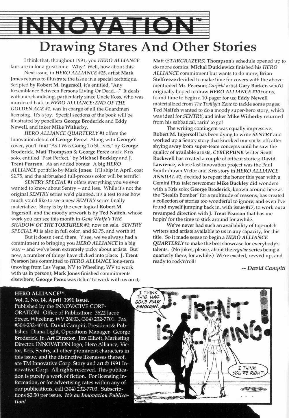 Read online Hero Alliance (1989) comic -  Issue #14 - 2