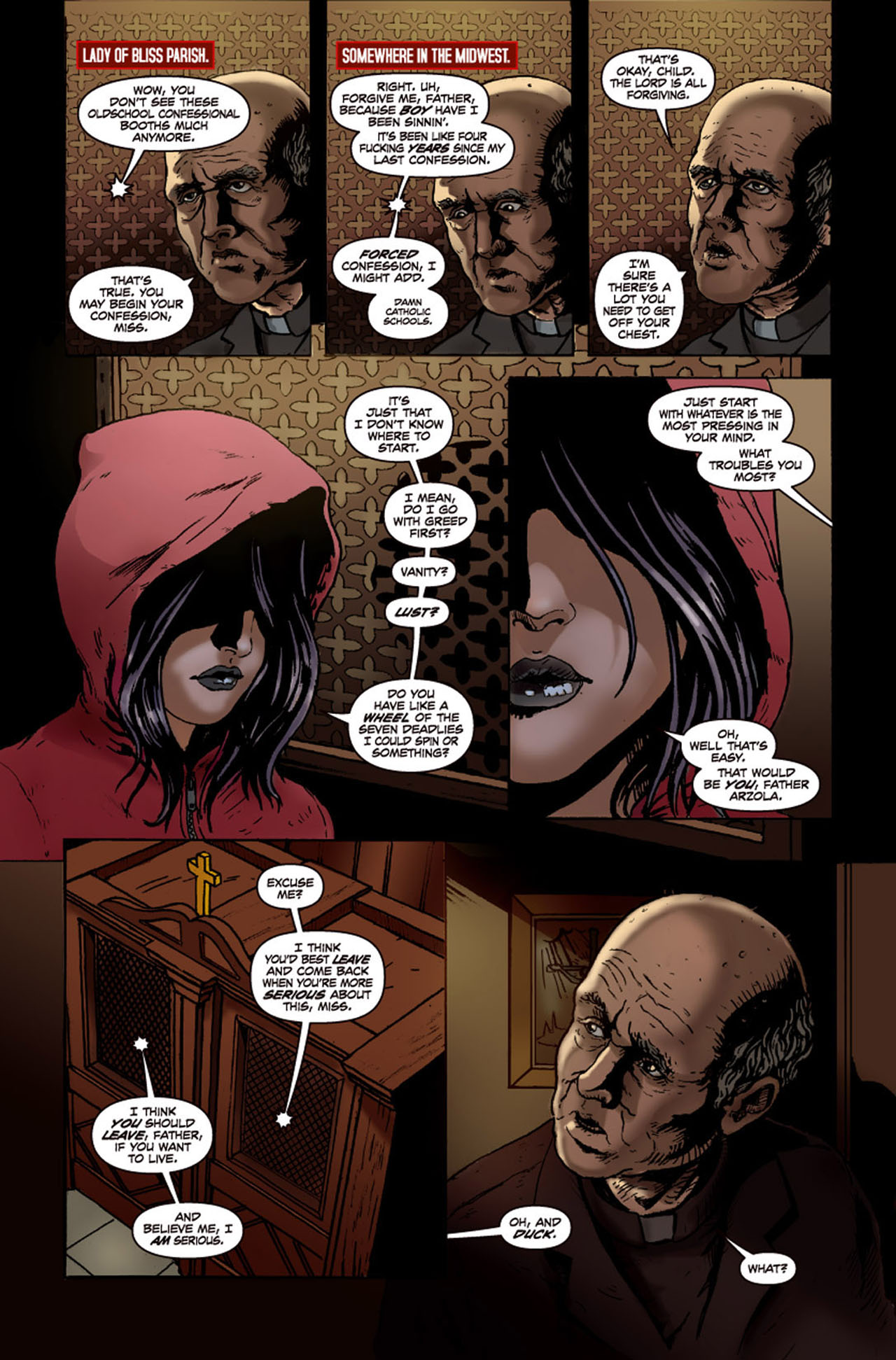 Read online Hack/Slash & Mercy Sparx: A Slice of Hell comic -  Issue #1 - 3