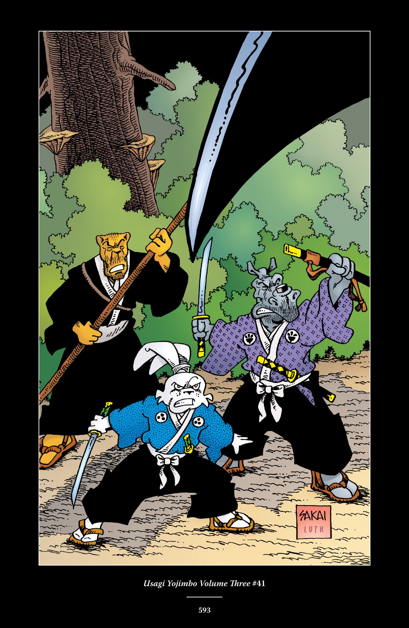Read online The Usagi Yojimbo Saga comic -  Issue # TPB 3 - 586