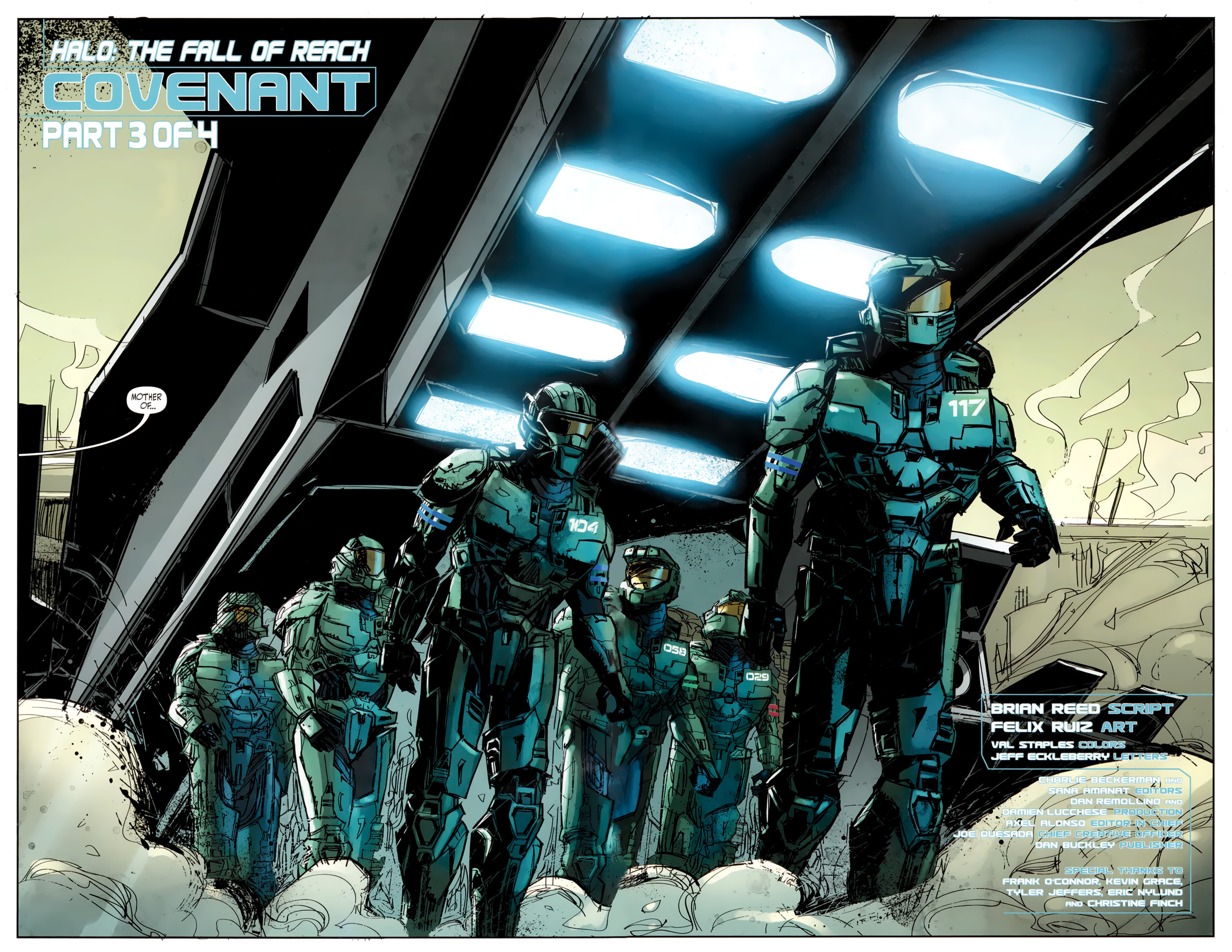 Read online Halo: Fall Of Reach - Covenant comic -  Issue #3 - 6