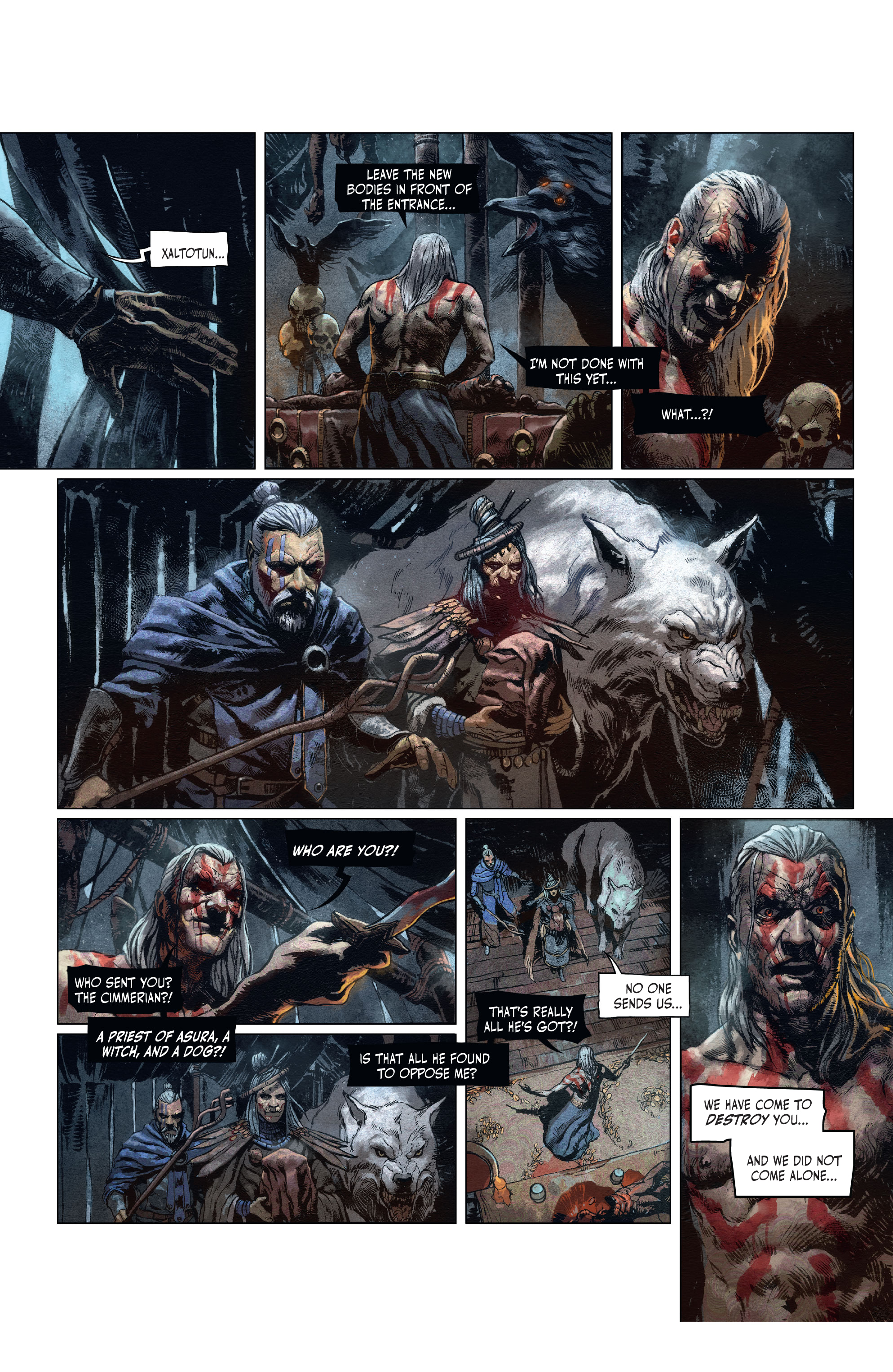 Read online The Cimmerian: Hour of the Dragon comic -  Issue #4 - 18