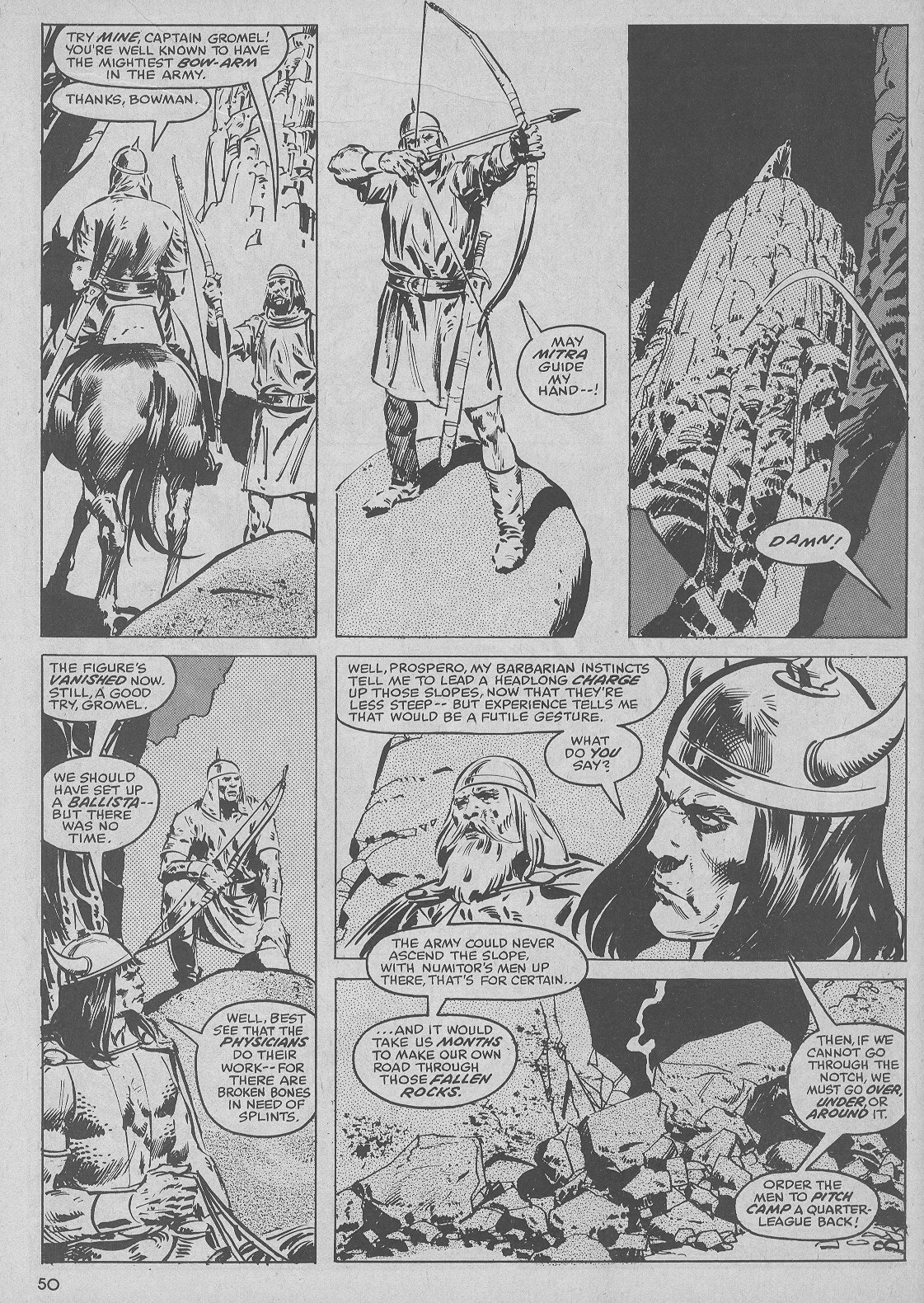 Read online The Savage Sword Of Conan comic -  Issue #51 - 50