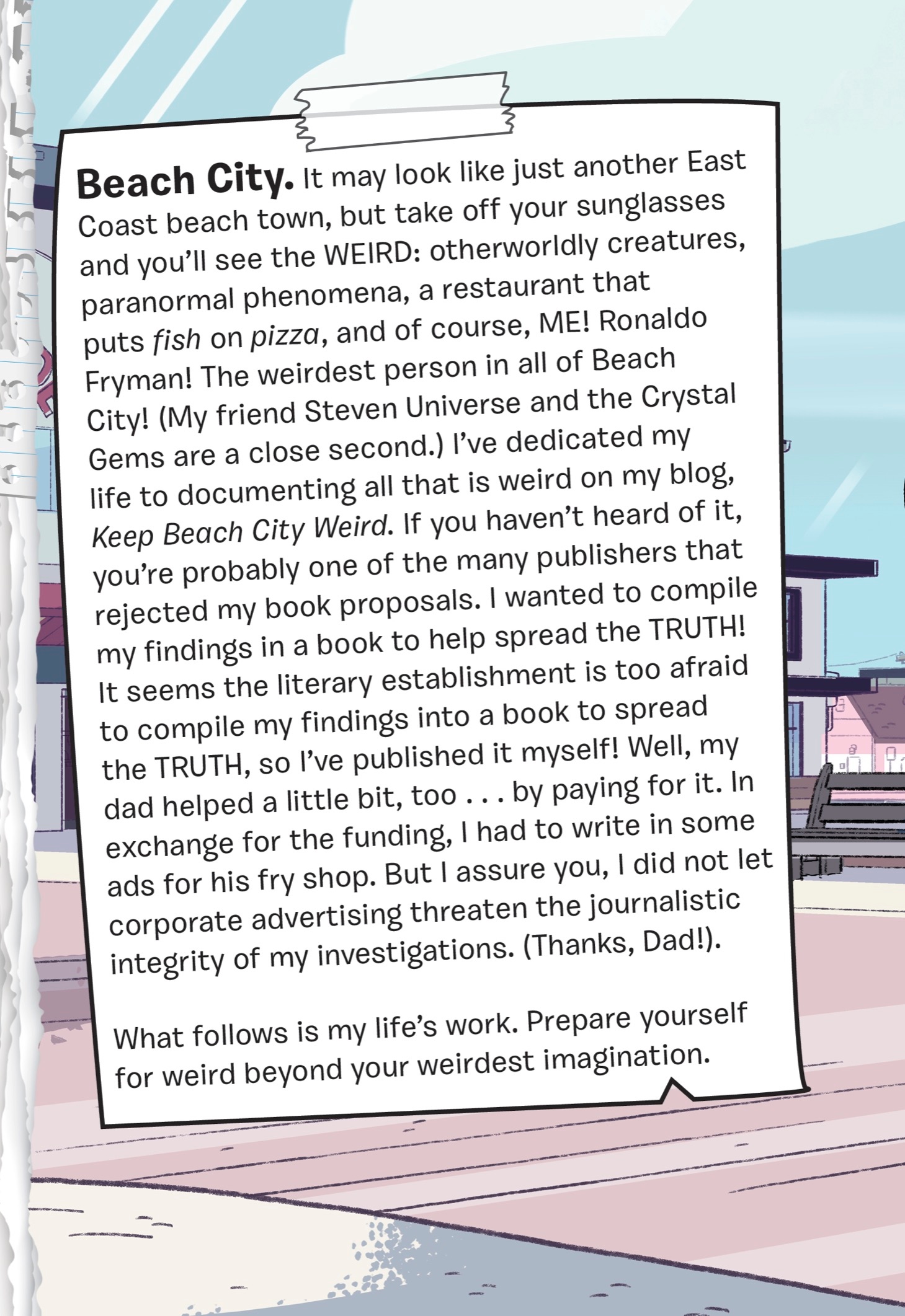 Read online Keep Beach City Weird: You Can't Hide the Truth!!! (Steven Universe) comic -  Issue # TPB - 6
