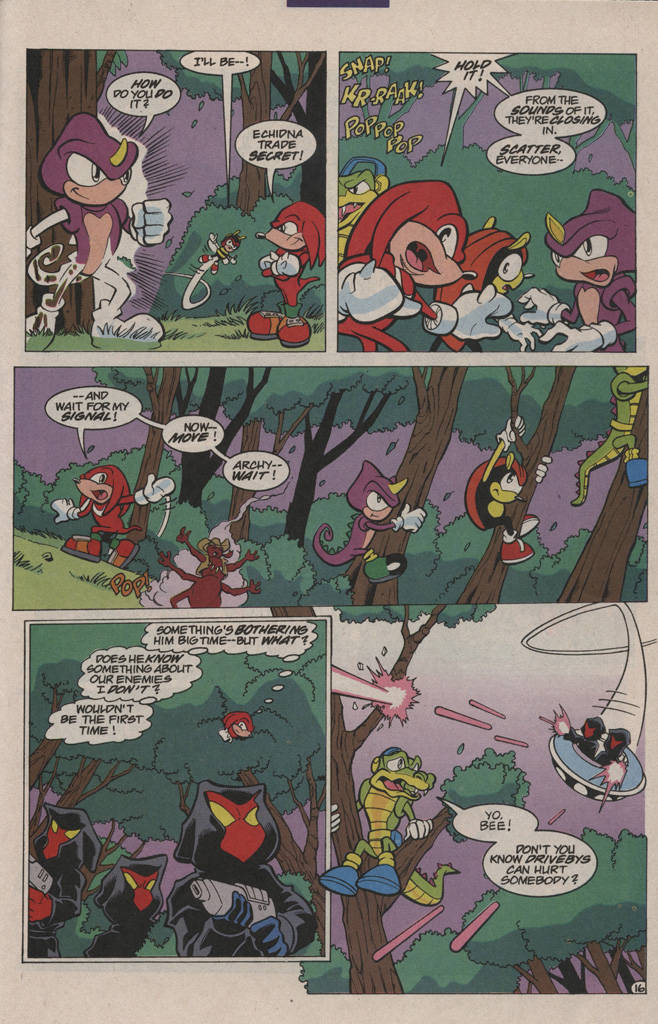 Read online Knuckles the Echidna comic -  Issue #1 - 25