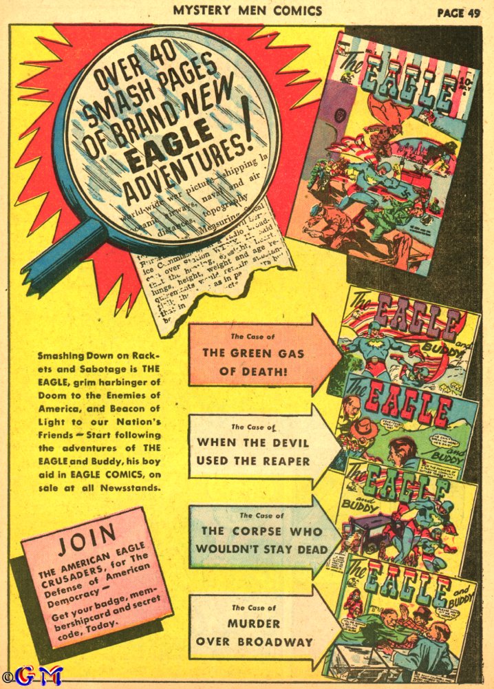 Read online Mystery Men Comics comic -  Issue #25 - 50