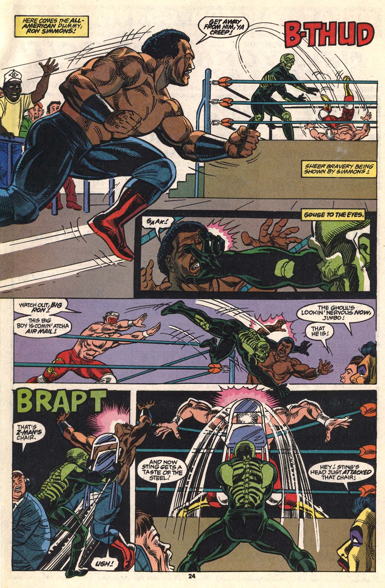 Read online WCW World Championship Wrestling comic -  Issue #4 - 25