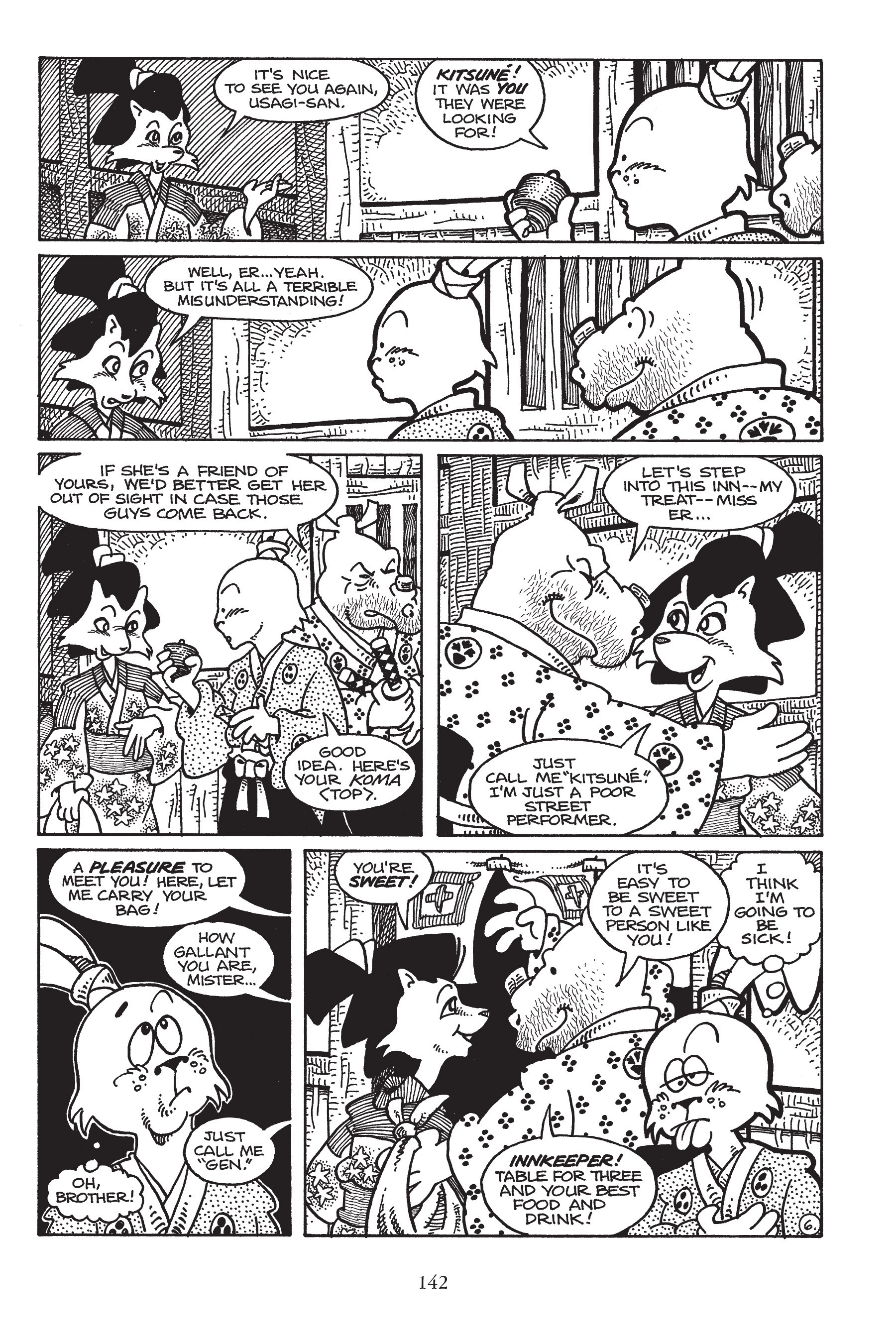 Read online Usagi Yojimbo (1987) comic -  Issue # _TPB 7 - 134