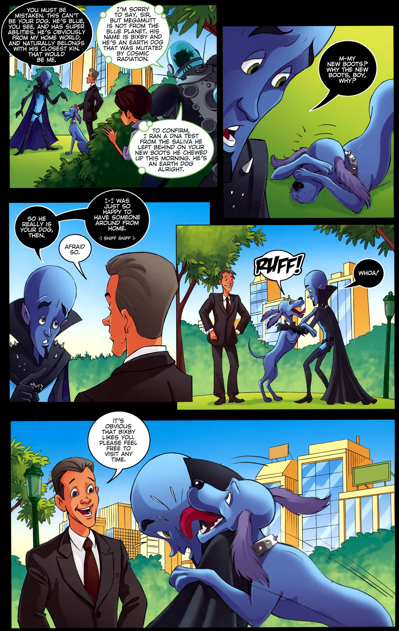 Read online Megamind: Bad. Blue. Brilliant. comic -  Issue #3 - 21