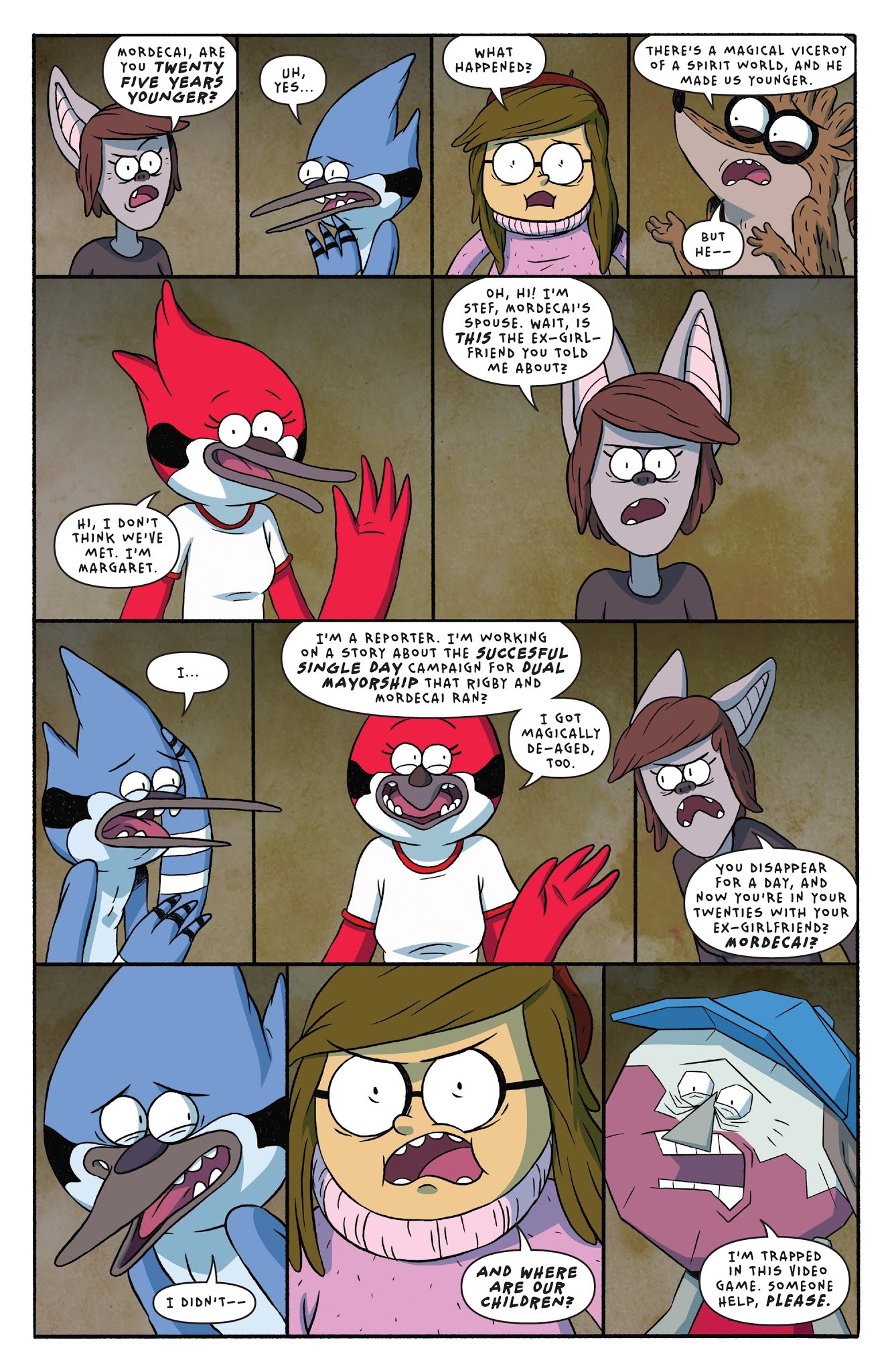 Read online Regular Show: 25 Years Later comic -  Issue #5 - 3