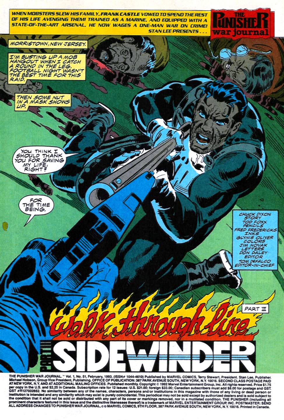 Read online The Punisher War Journal comic -  Issue #51 - 2