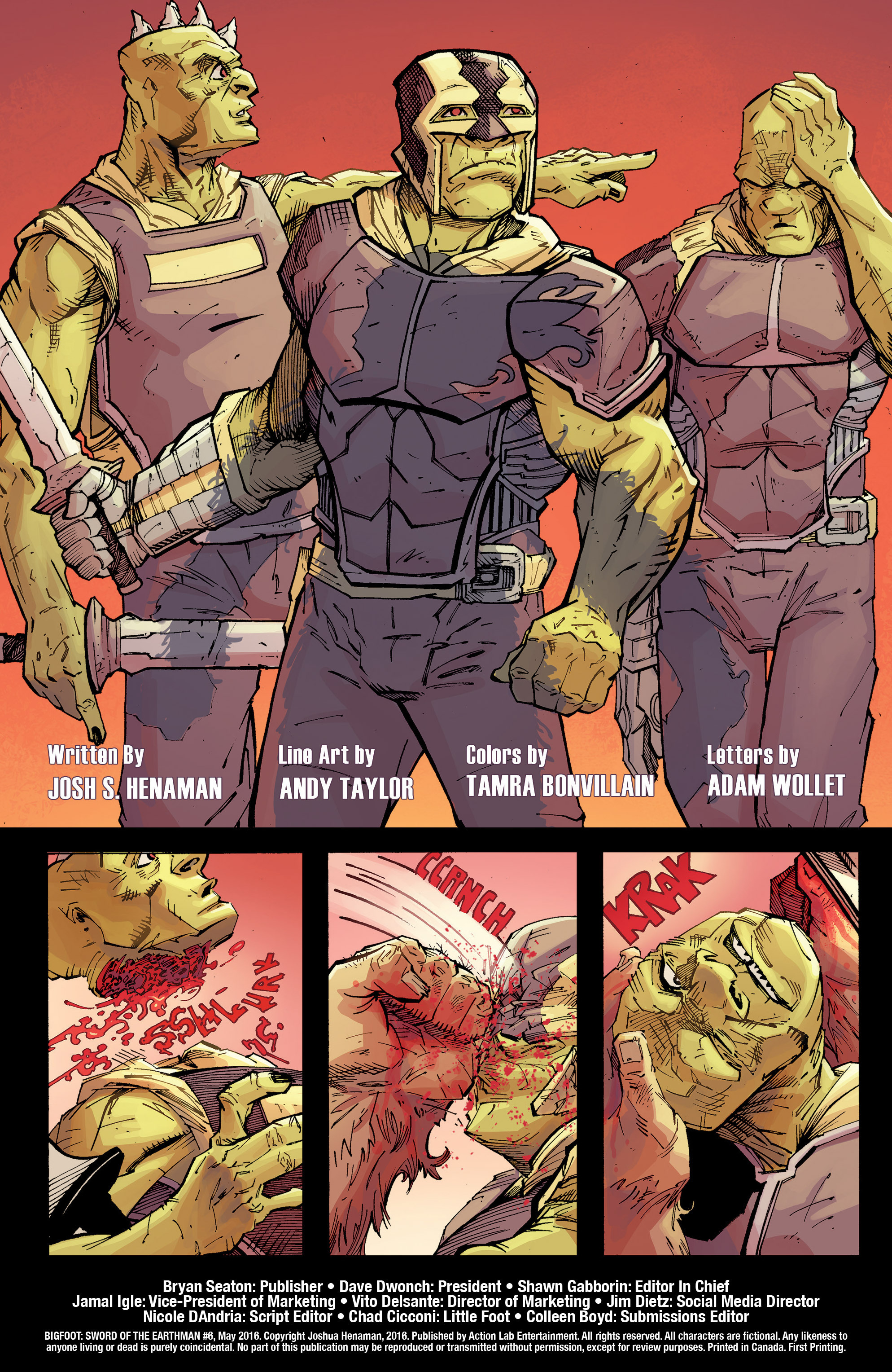 Read online Bigfoot: Sword of the Earthman (2015) comic -  Issue #6 - 2