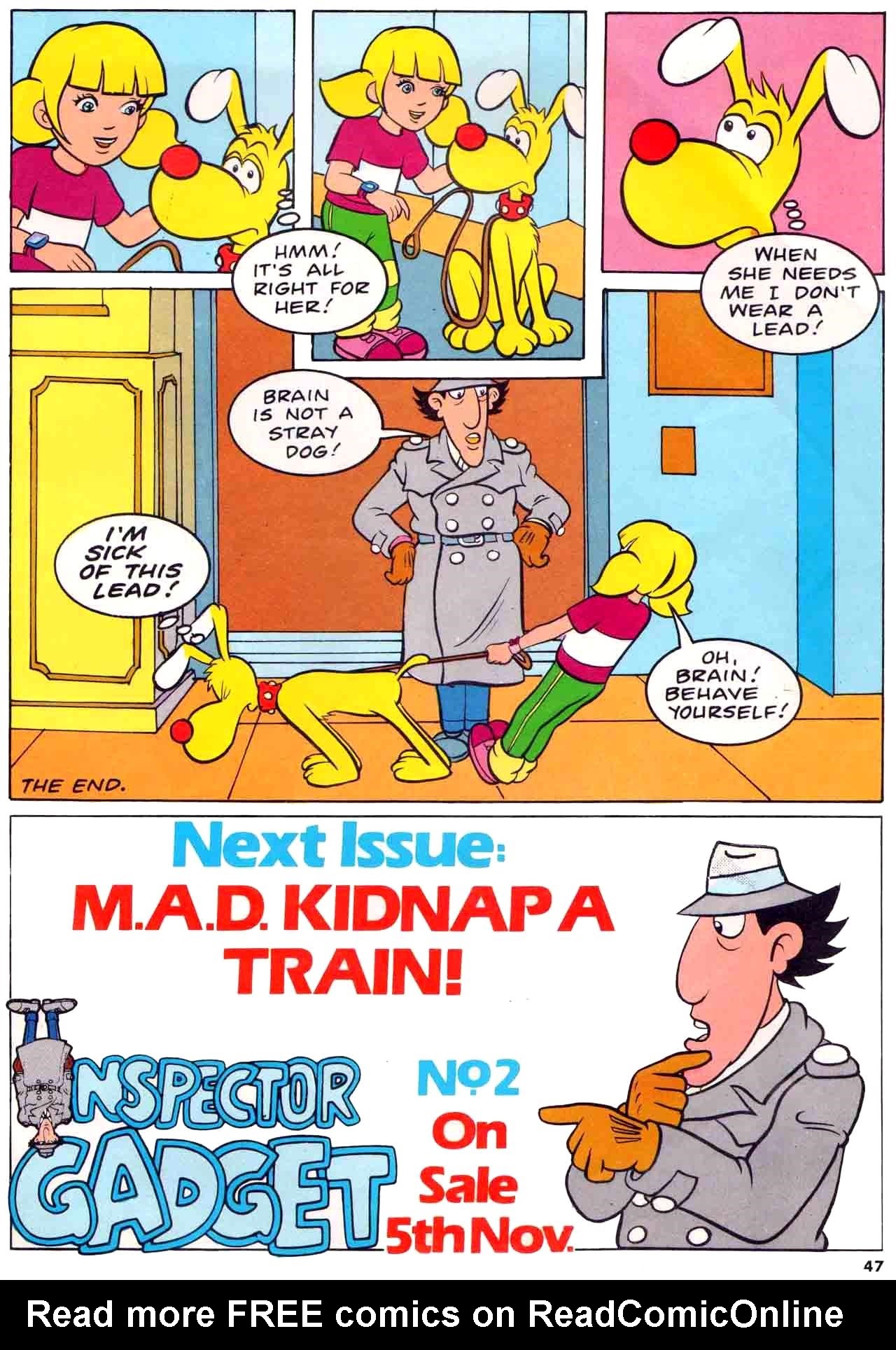 Read online Inspector Gadget (1975) comic -  Issue # Full - 47