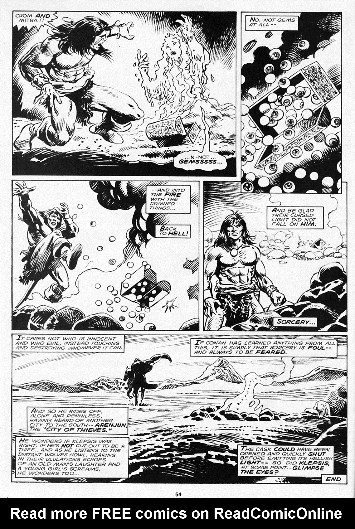 Read online The Savage Sword Of Conan comic -  Issue #180 - 56