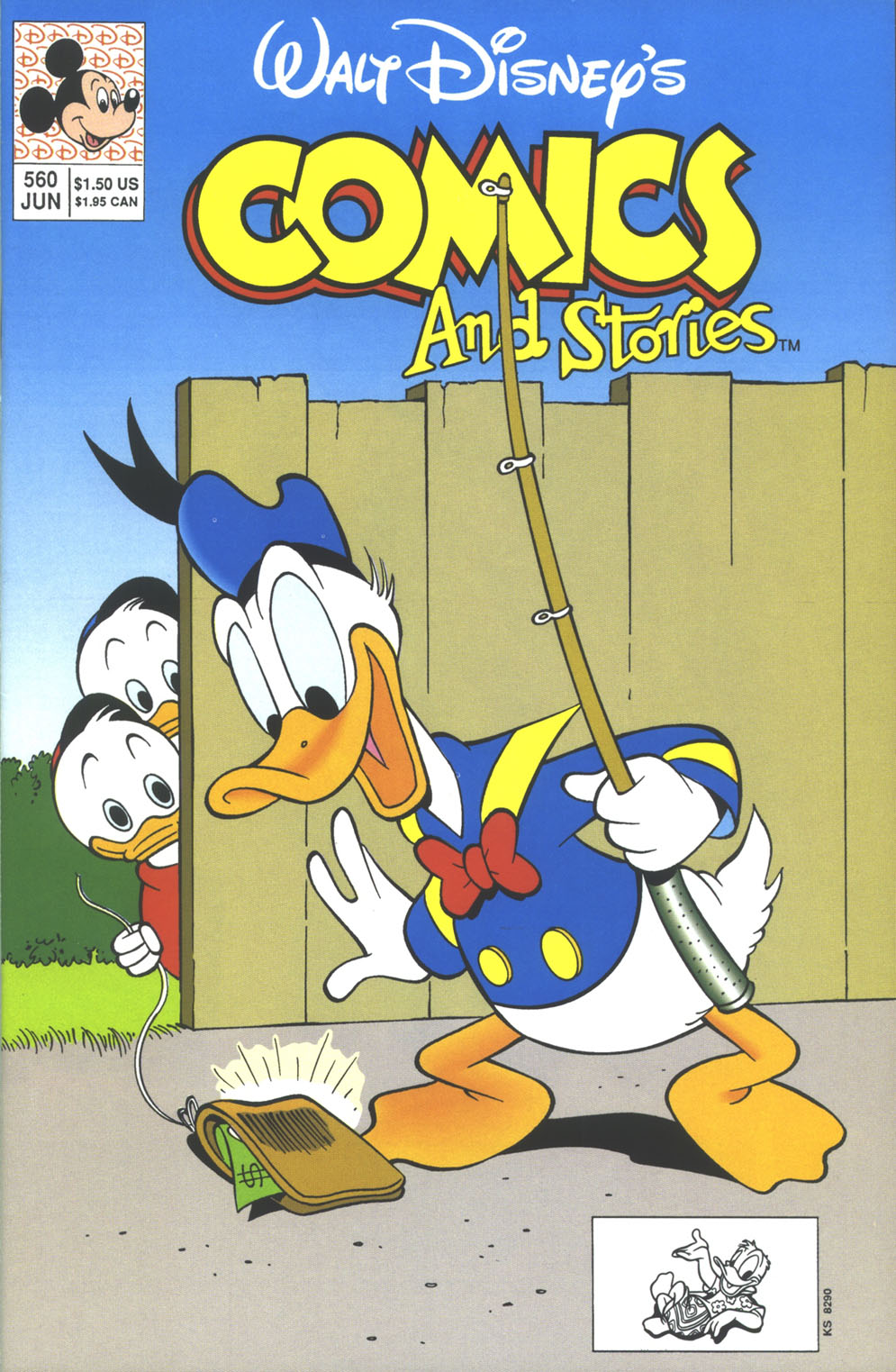 Read online Walt Disney's Comics and Stories comic -  Issue #560 - 1