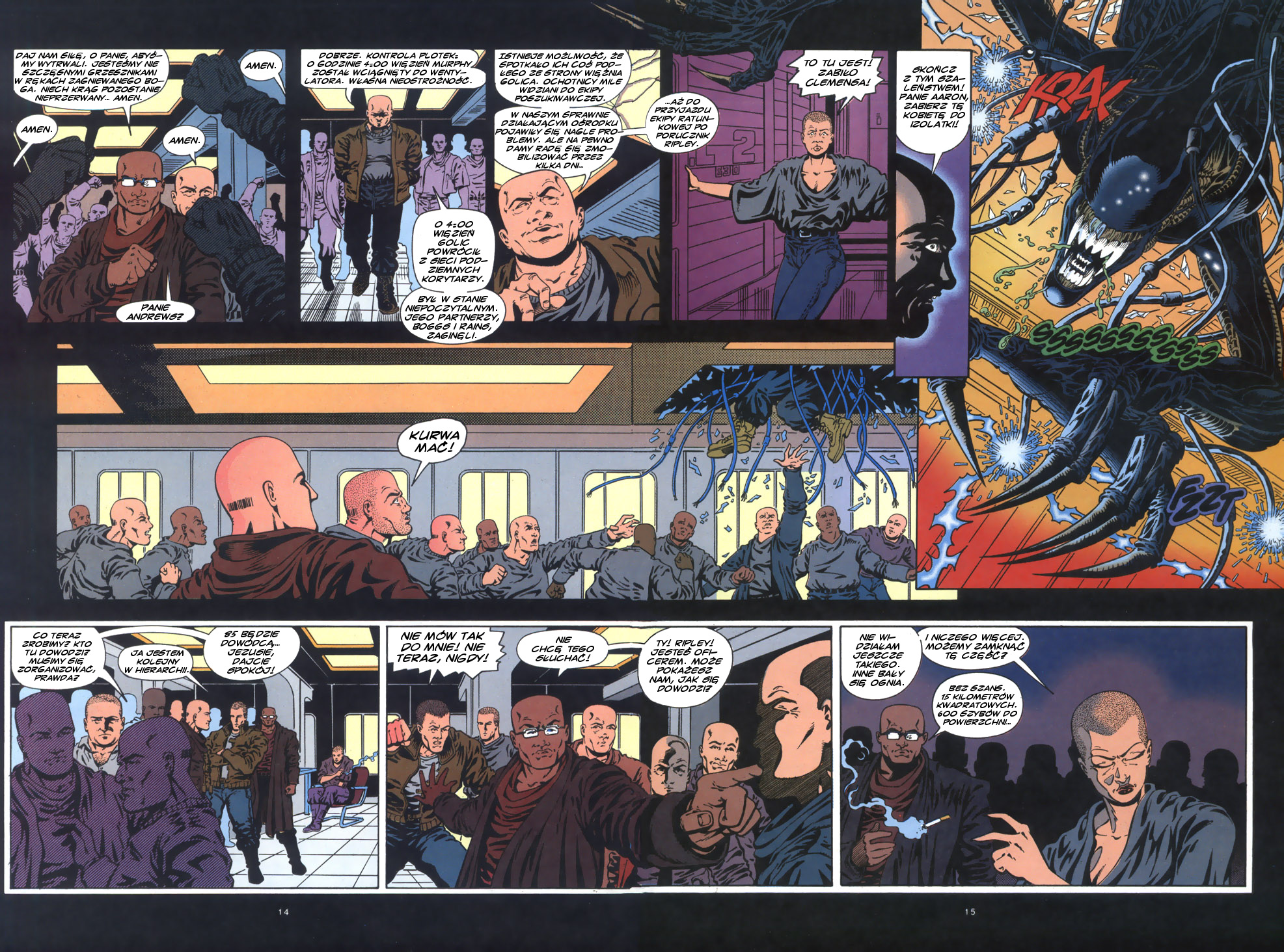 Read online Alien 3 comic -  Issue #2 - 14