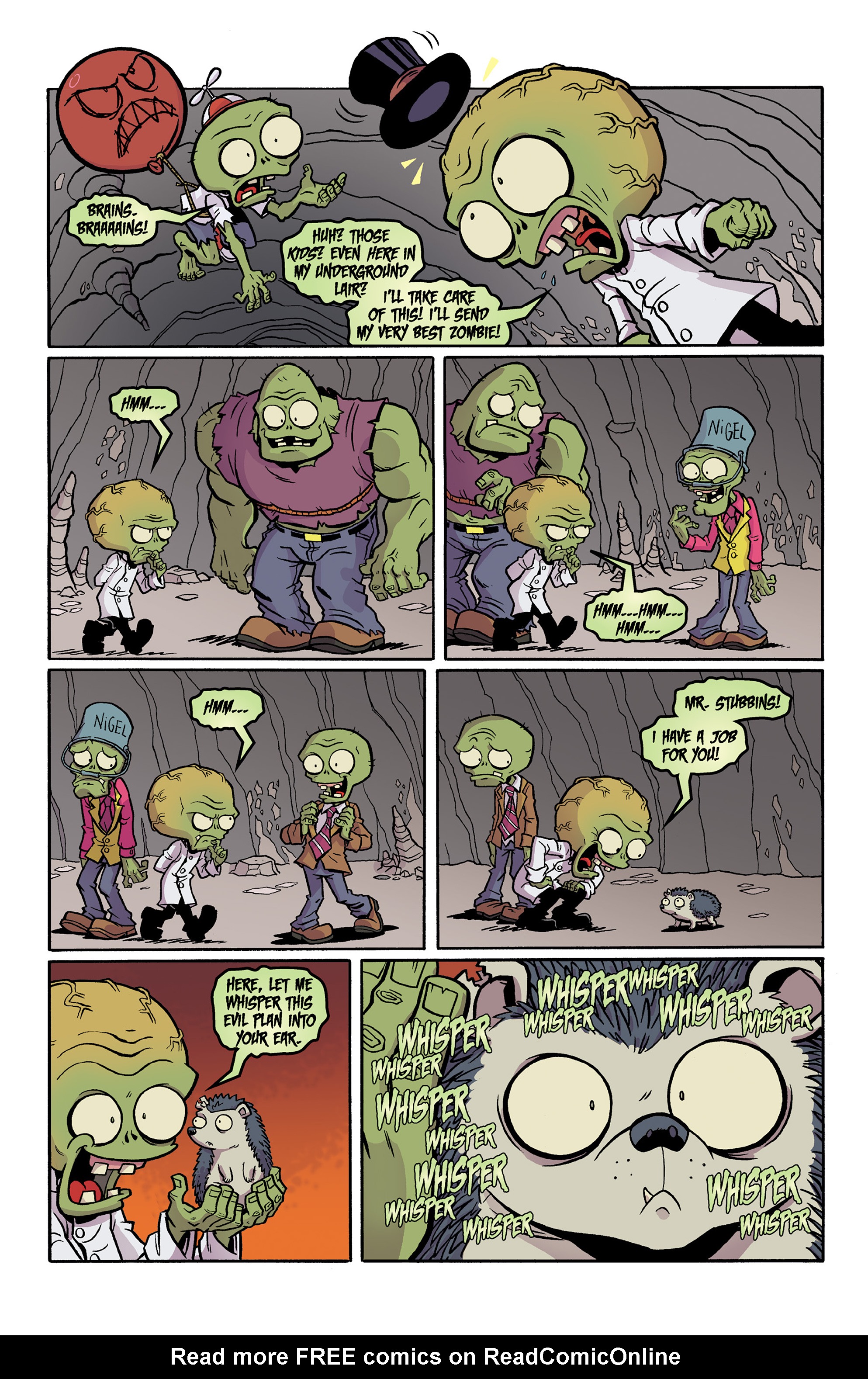 Read online Plants vs. Zombies: Boom Boom Mushroom comic -  Issue #11 - 18