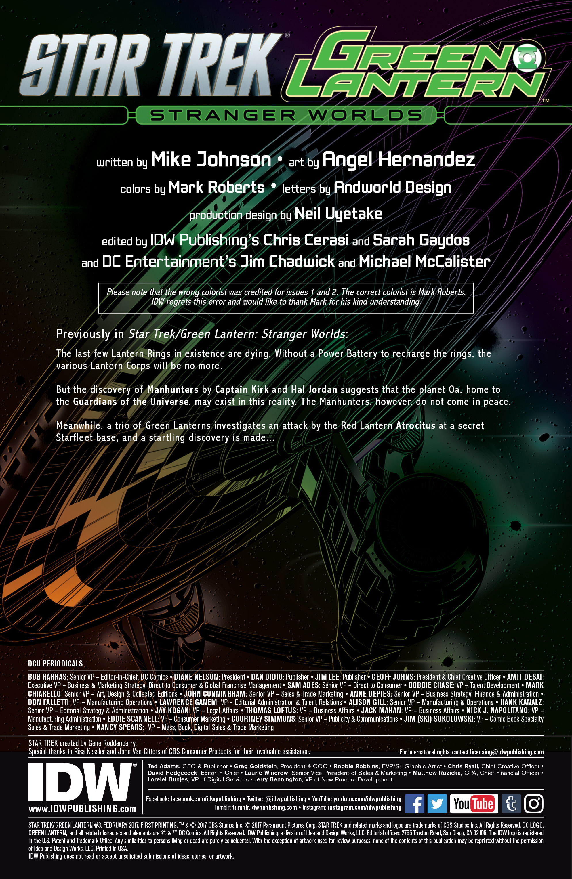 Read online Star Trek/Green Lantern (2016) comic -  Issue #3 - 2