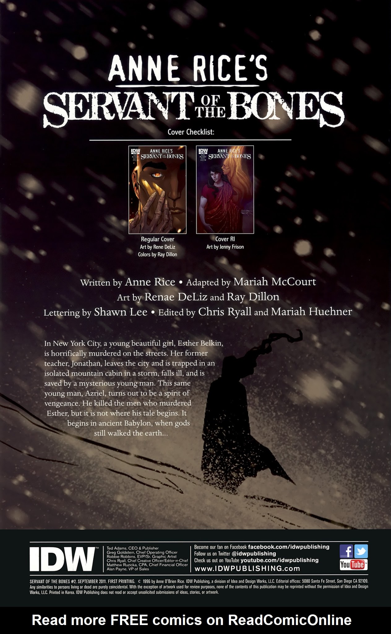 Read online Servant of the Bones comic -  Issue #2 - 2