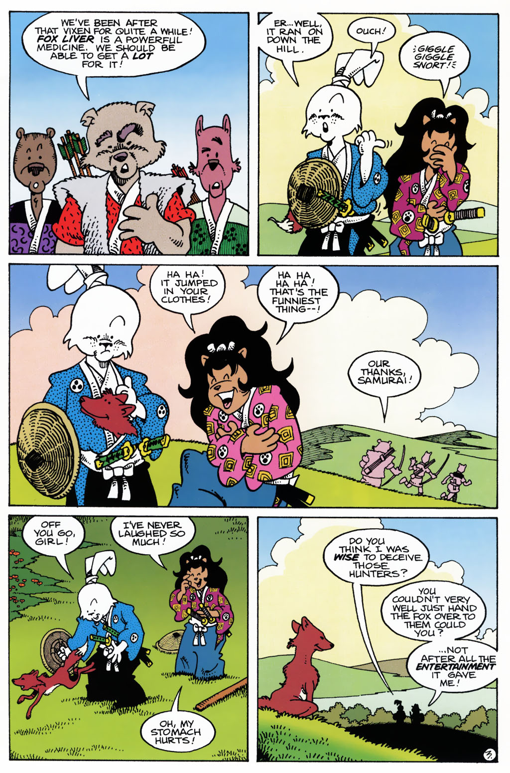 Read online Usagi Yojimbo Color Special comic -  Issue #3 - 5