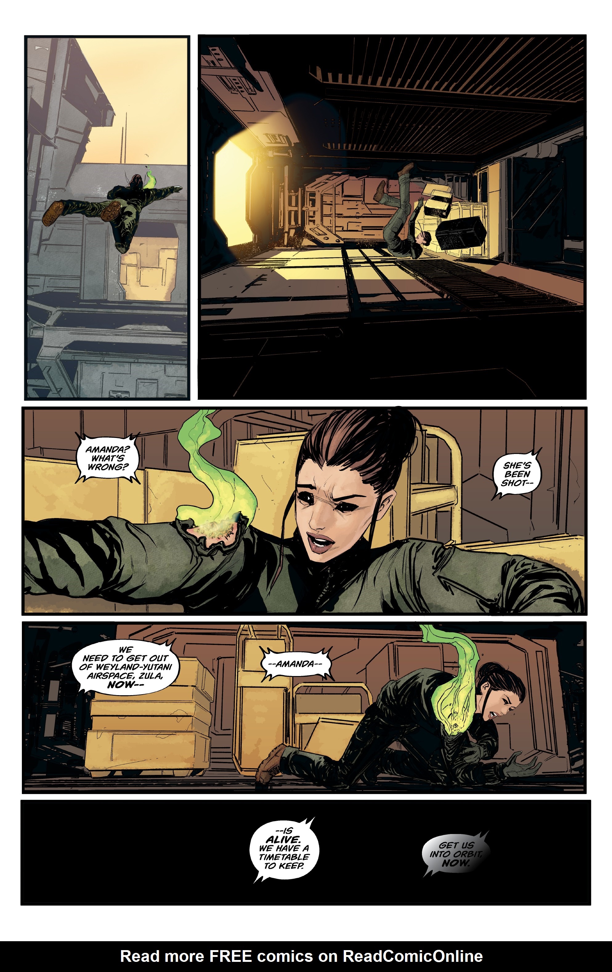 Read online Aliens: Resistance comic -  Issue #1 - 16