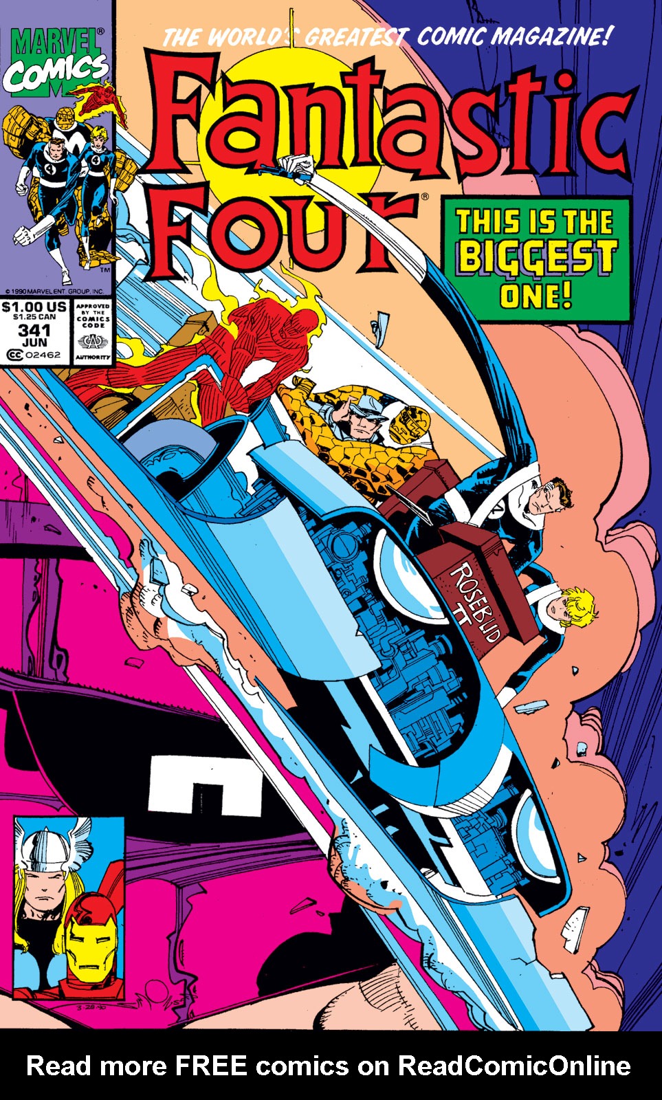 Read online Fantastic Four (1961) comic -  Issue #341 - 1