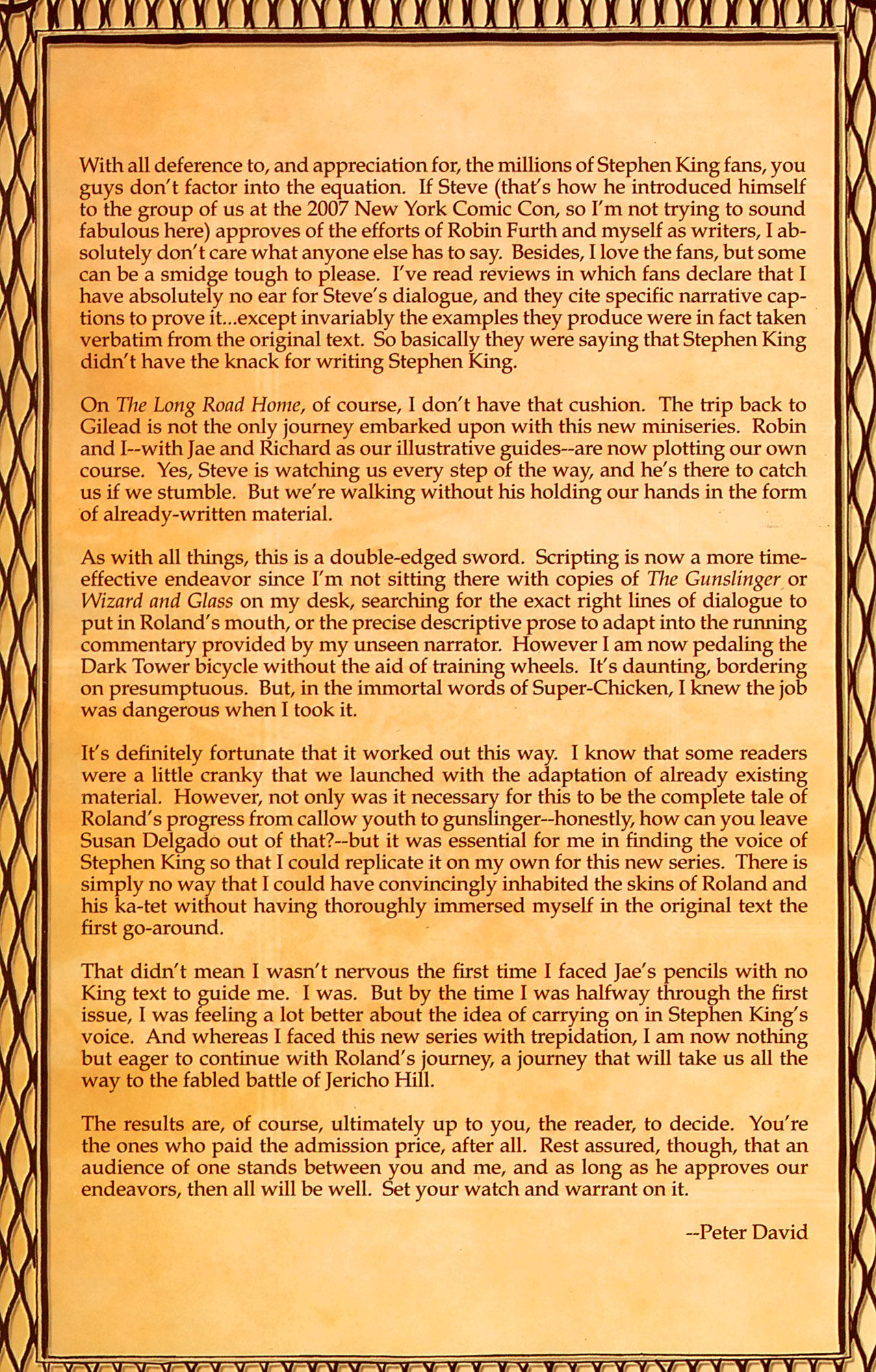 Read online Dark Tower: The Long Road Home comic -  Issue #5 - 28