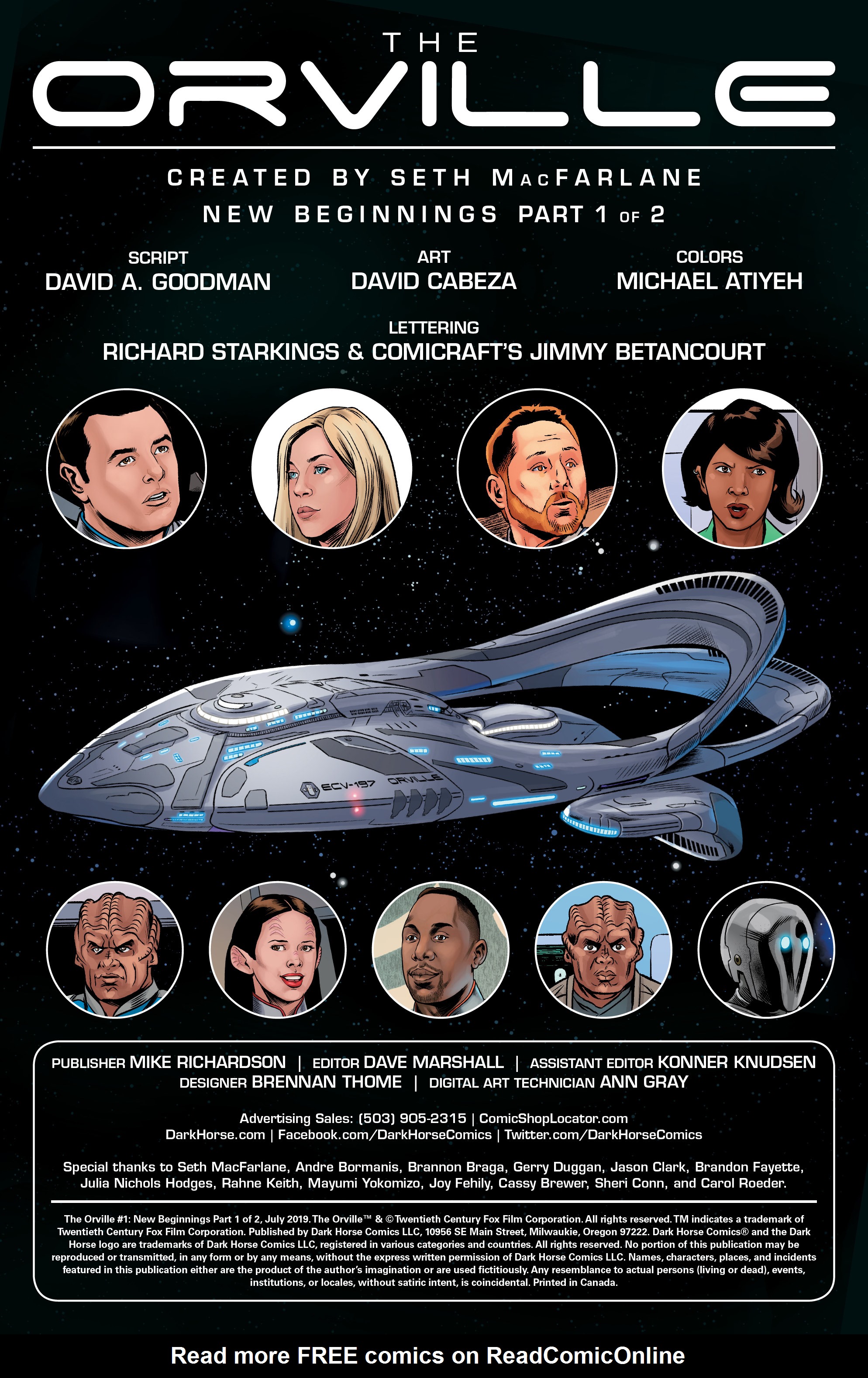 Read online The Orville comic -  Issue #1 - 2
