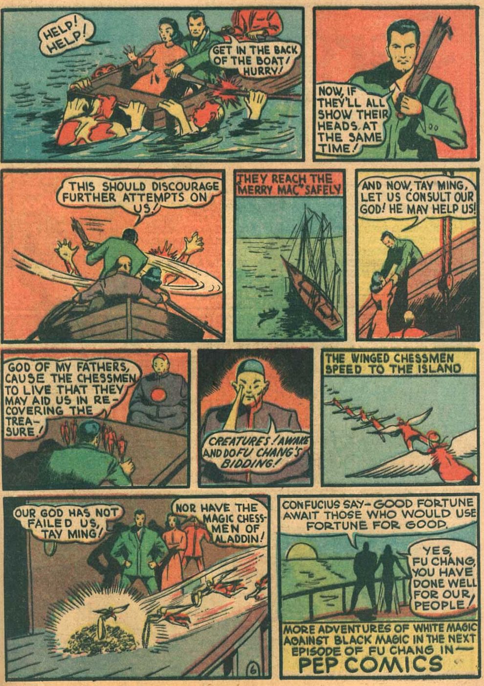 Read online Pep Comics comic -  Issue #9 - 34