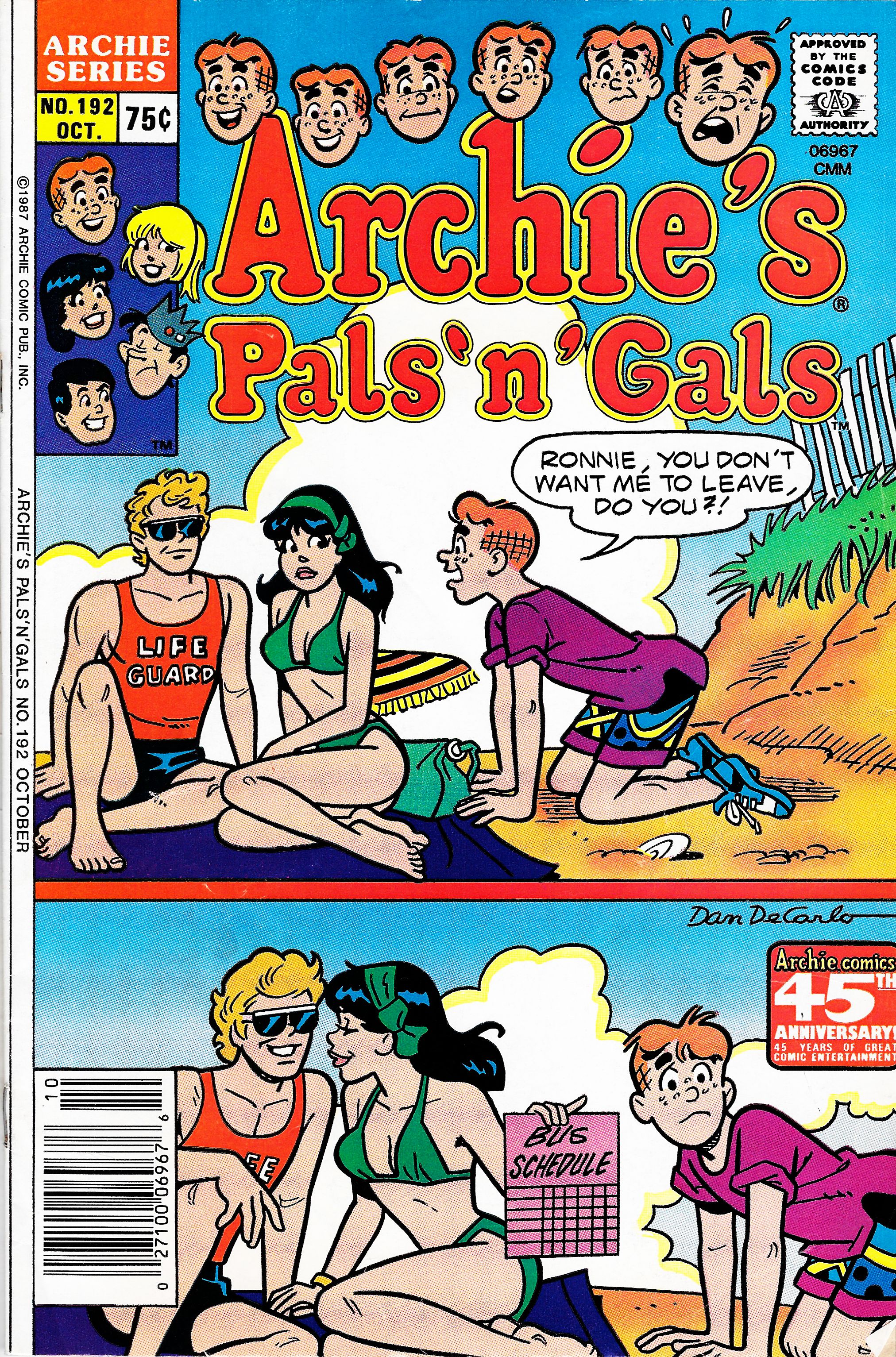 Read online Archie's Pals 'N' Gals (1952) comic -  Issue #192 - 1