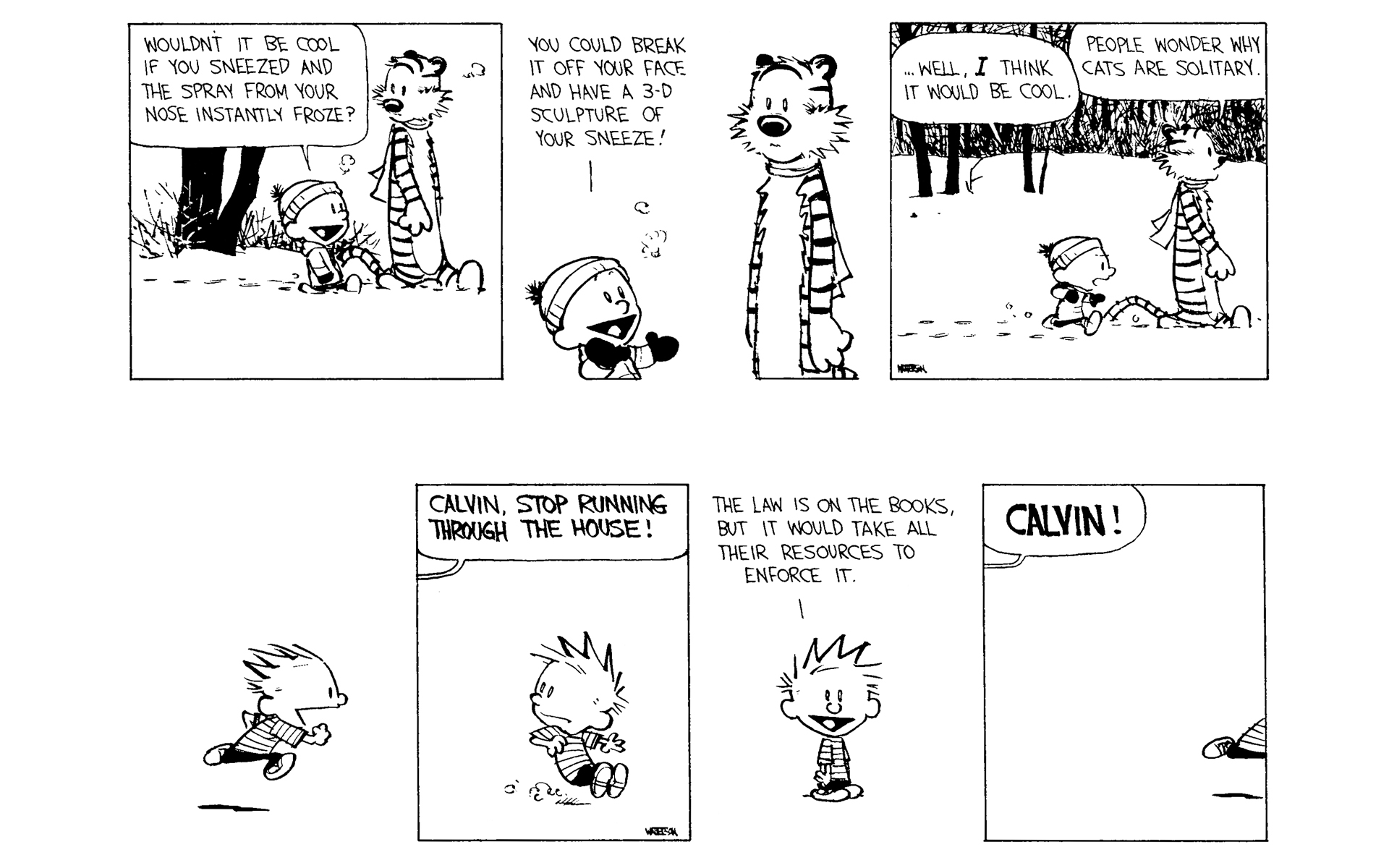 Read online Calvin and Hobbes comic -  Issue #10 - 157