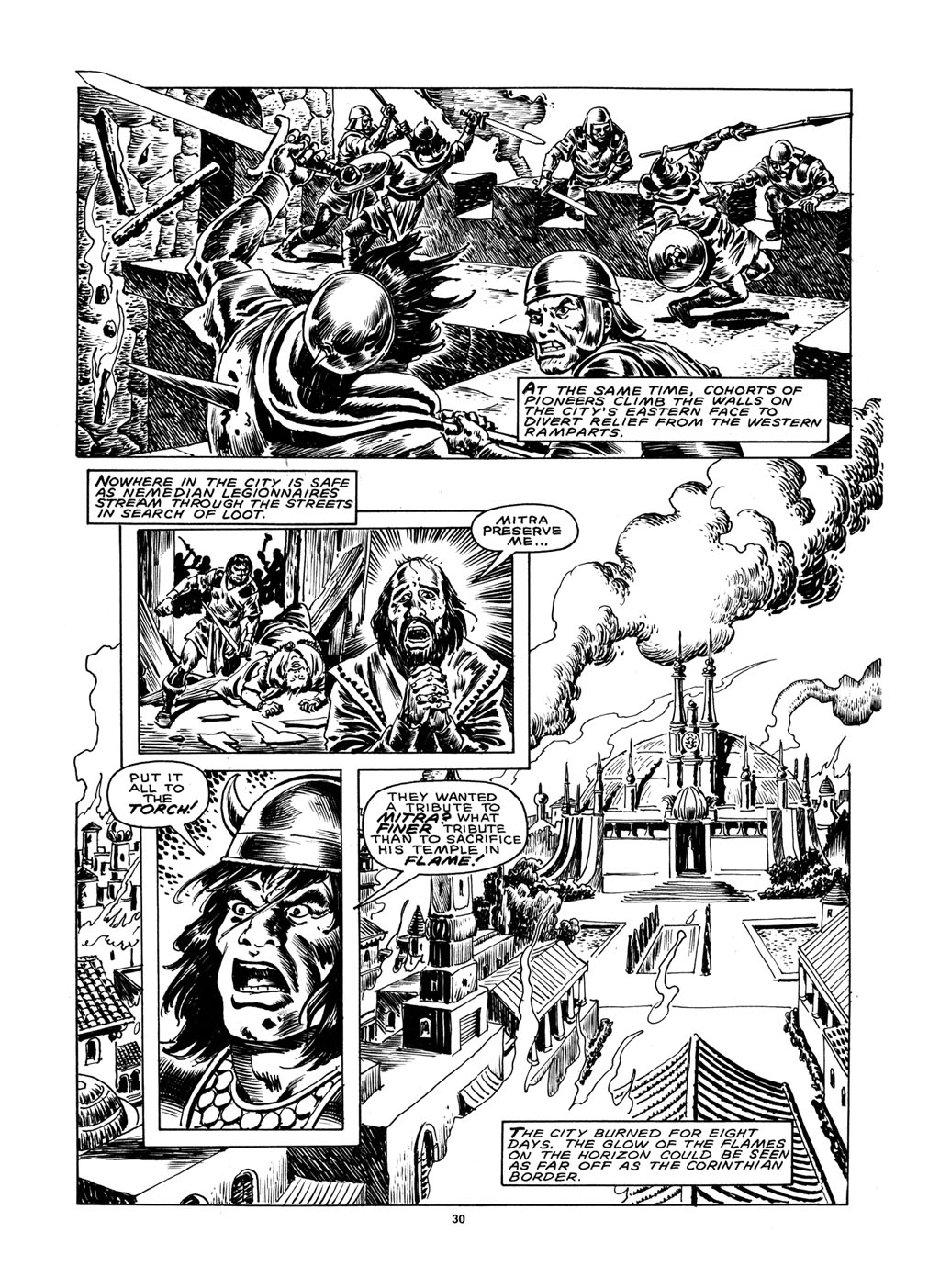 Read online The Savage Sword Of Conan comic -  Issue #148 - 29
