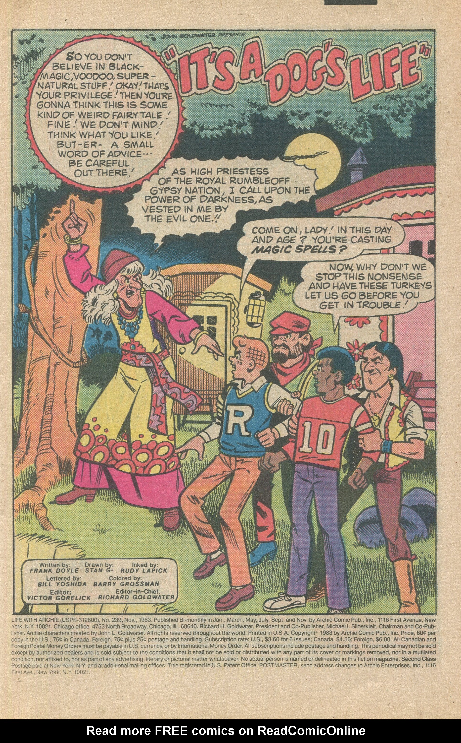 Read online Life With Archie (1958) comic -  Issue #239 - 3