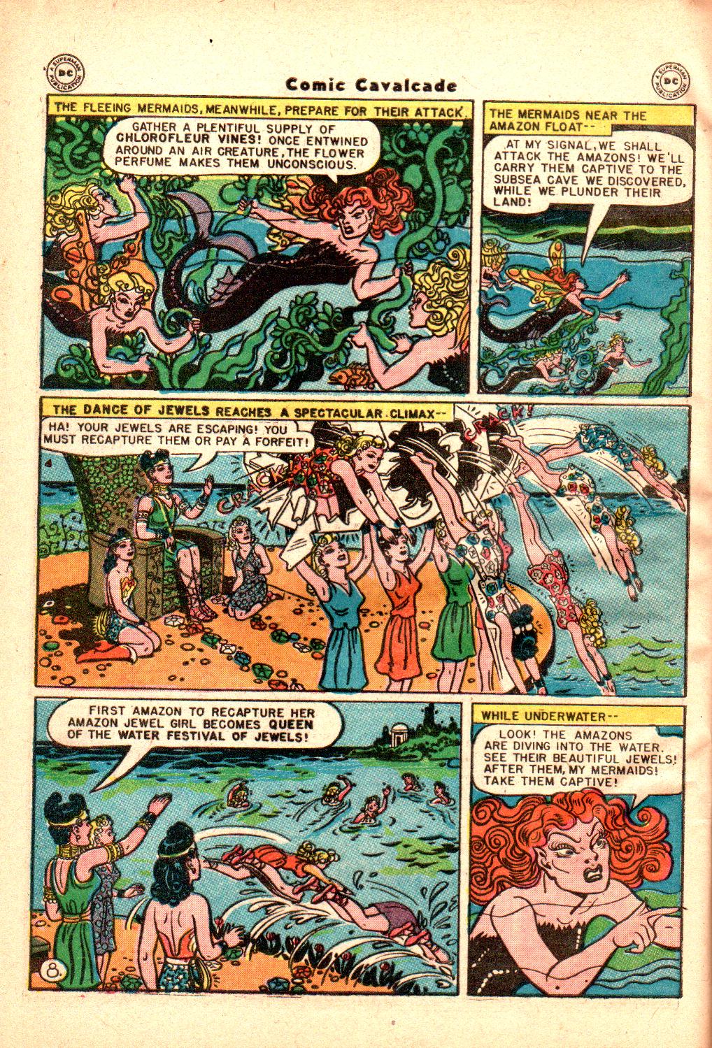 Read online Comic Cavalcade comic -  Issue #21 - 10