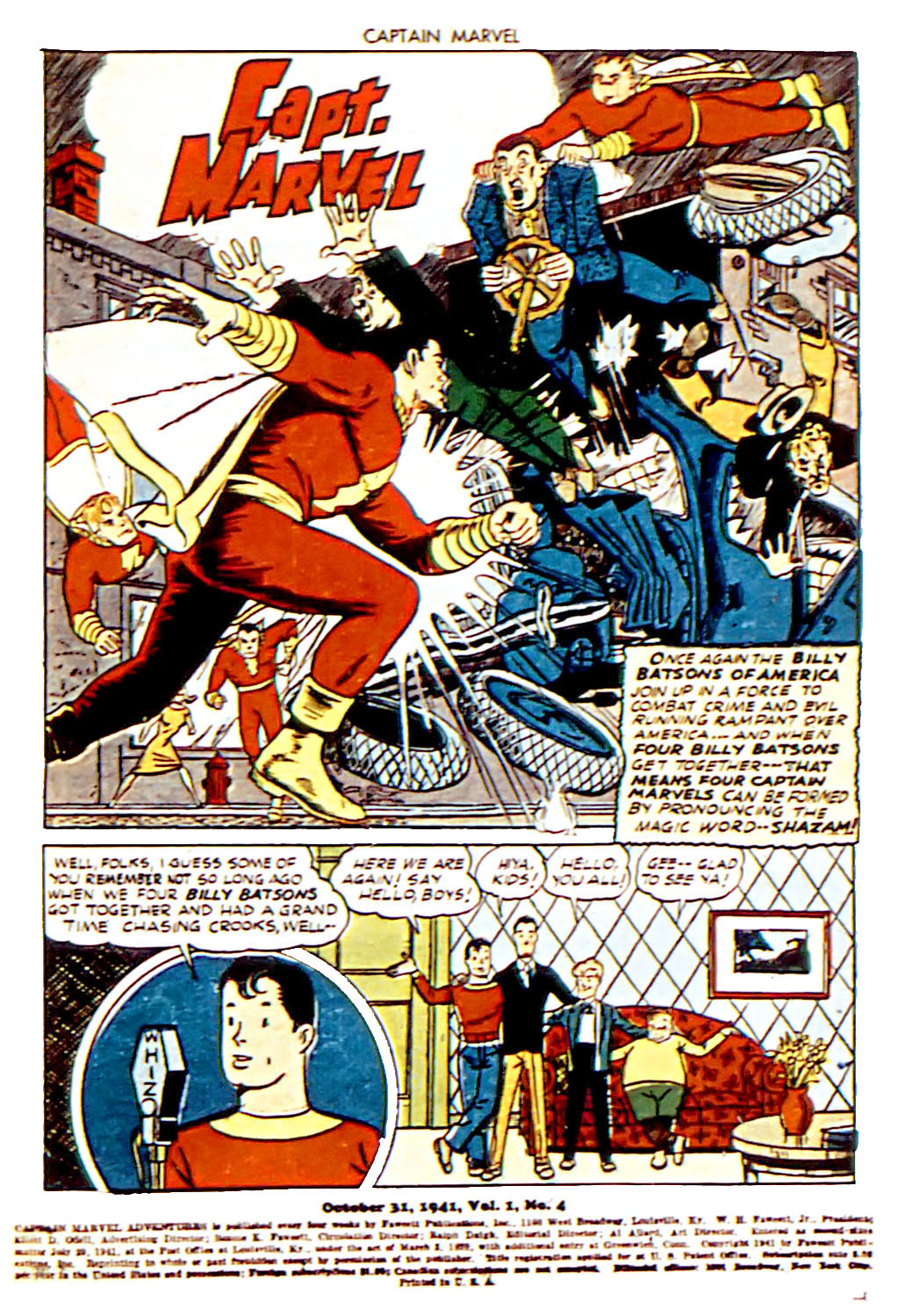 Read online Captain Marvel Adventures comic -  Issue #4 - 3