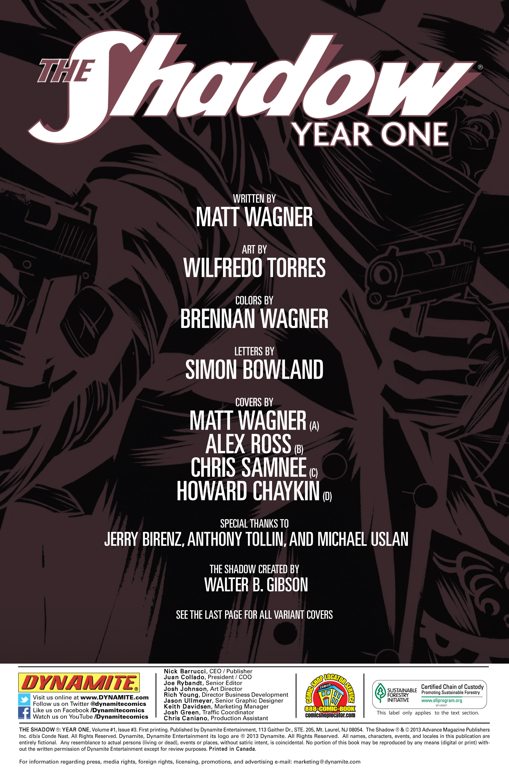 Read online The Shadow: Year One comic -  Issue #3 - 5
