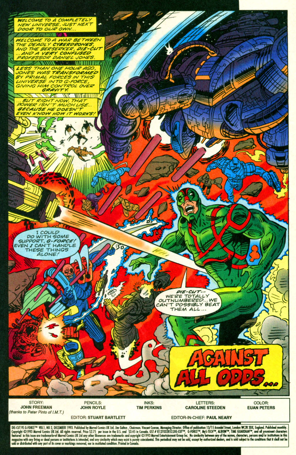 Read online Die Cut vs. G-Force comic -  Issue #2 - 2