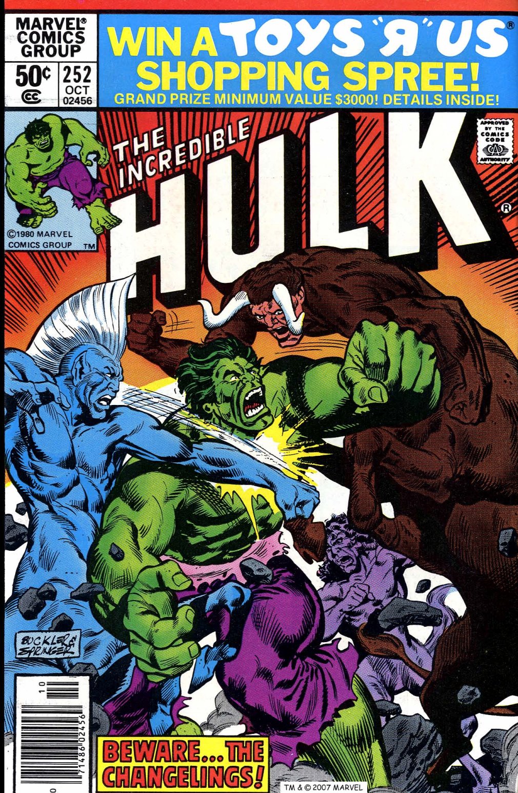 Read online The Incredible Hulk (1968) comic -  Issue #252 - 1