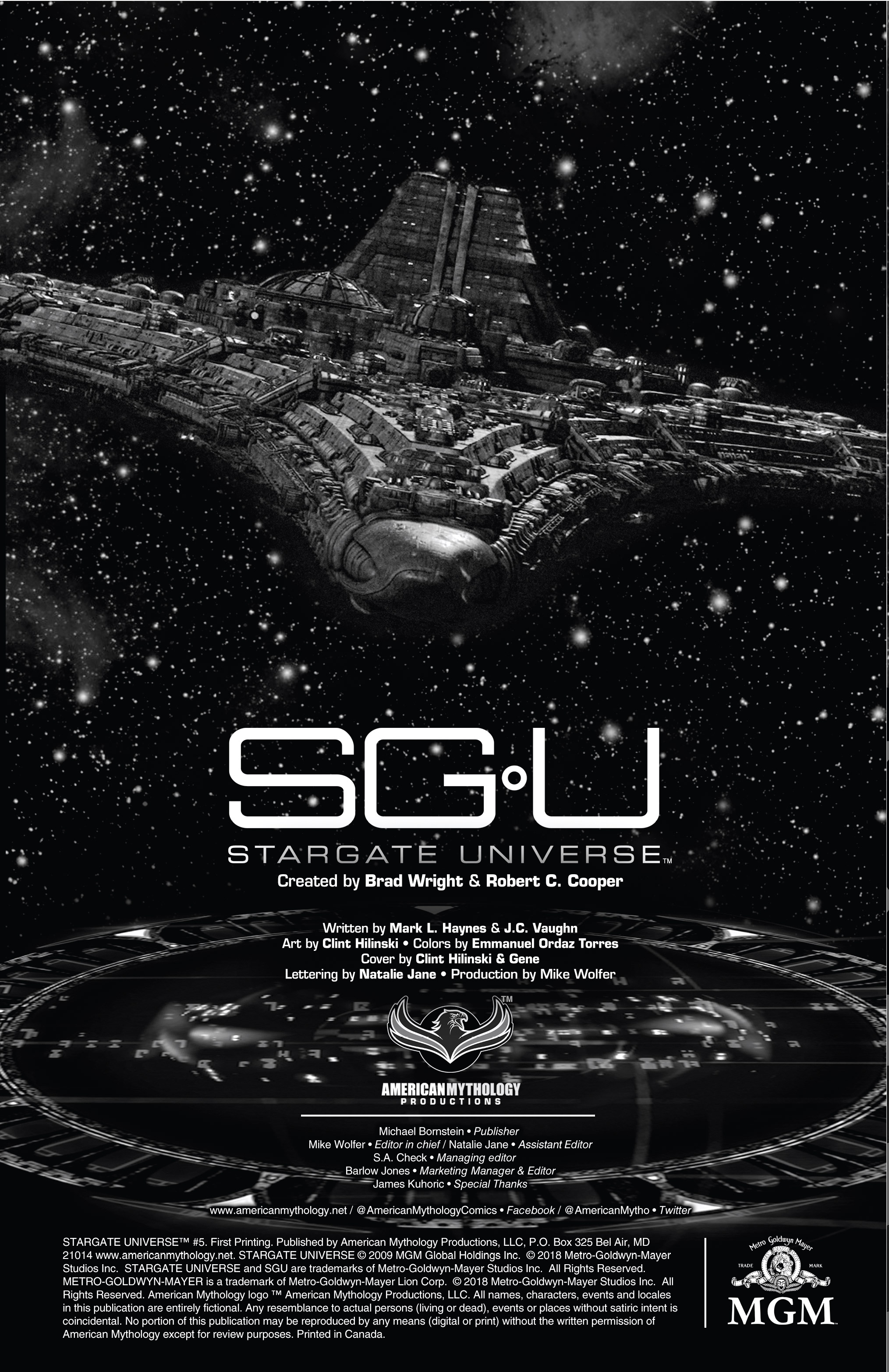 Read online Stargate Universe comic -  Issue #5 - 2