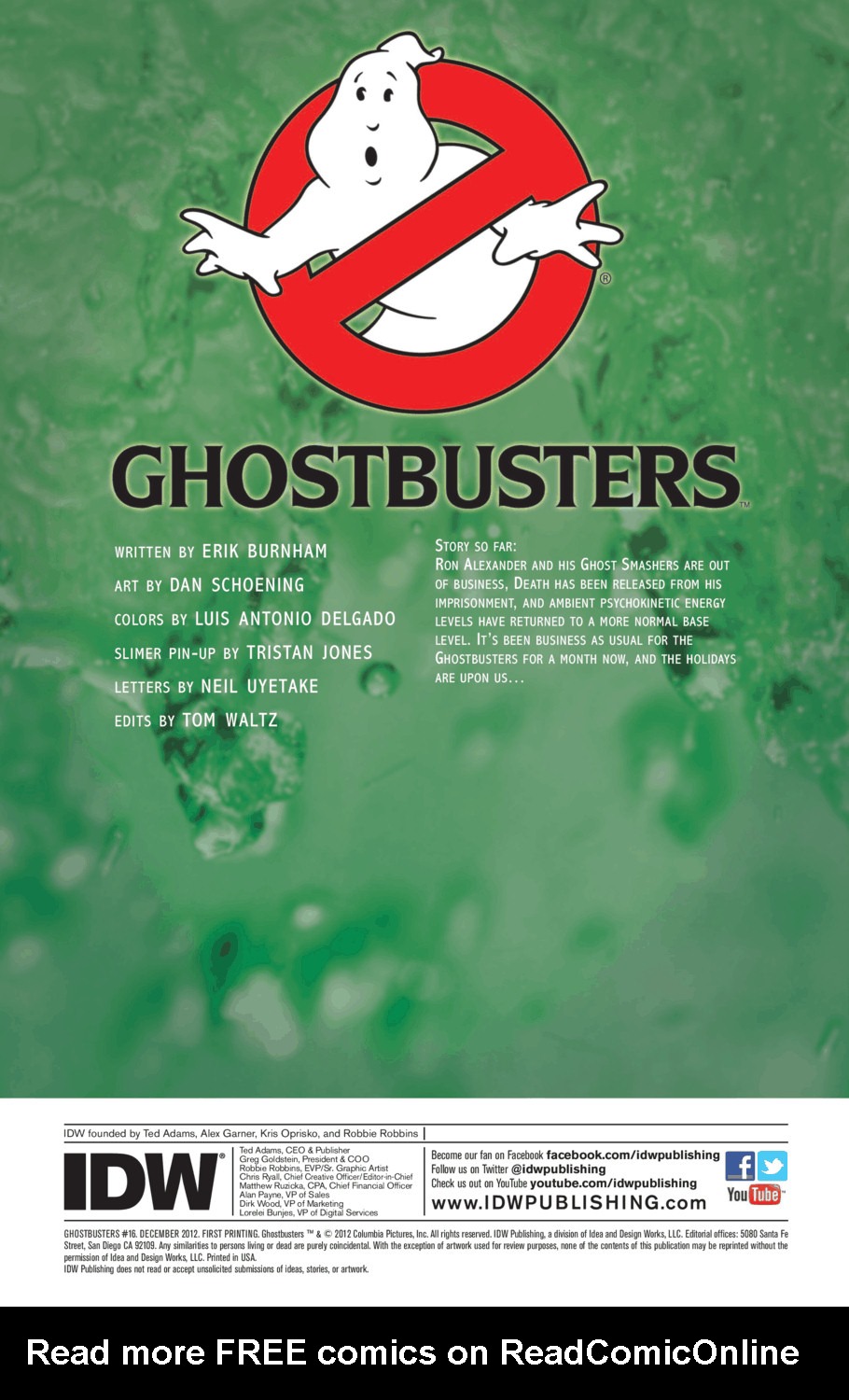 Read online Ghostbusters (2011) comic -  Issue #16 - 2