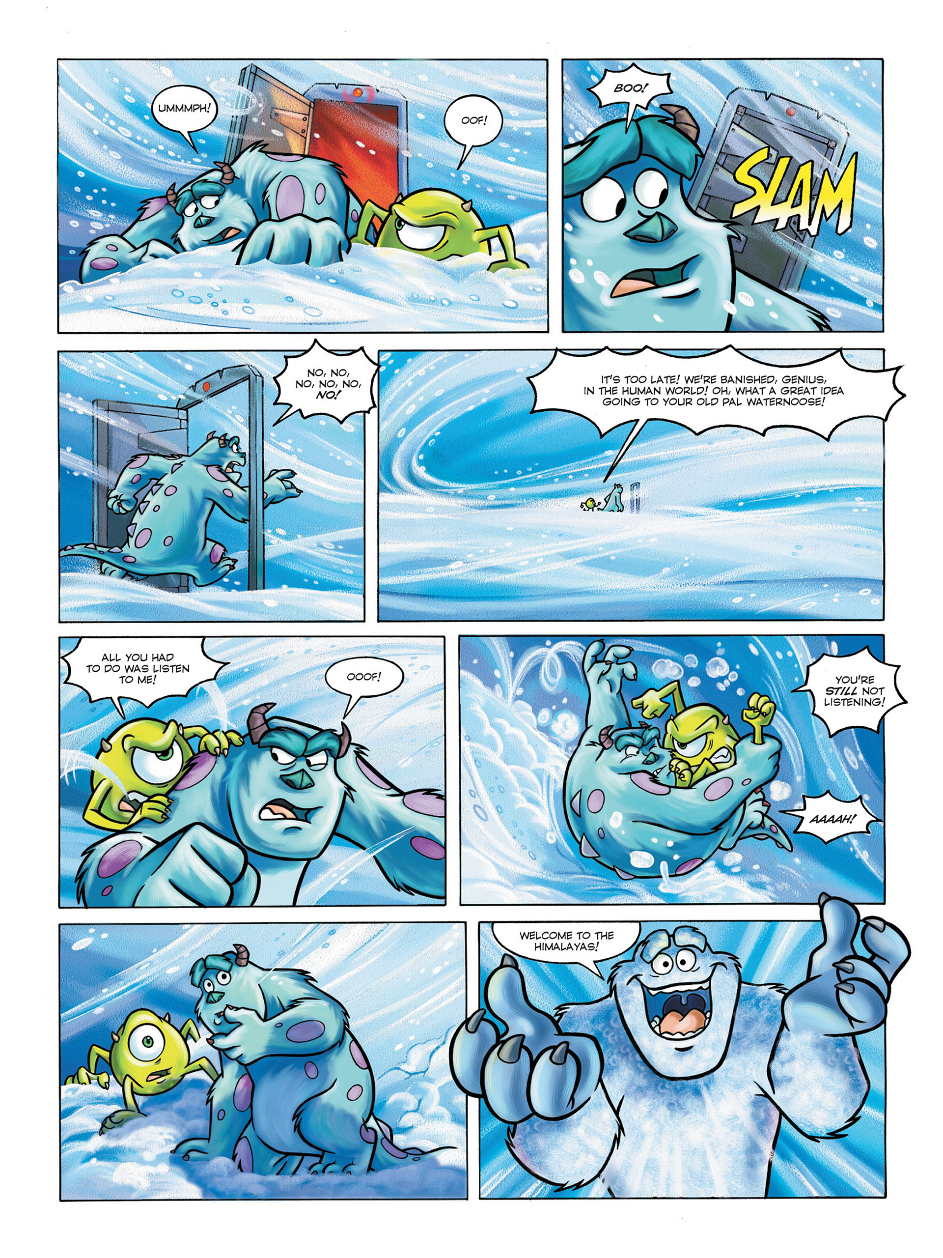 Read online Monsters, Inc. comic Issue Full