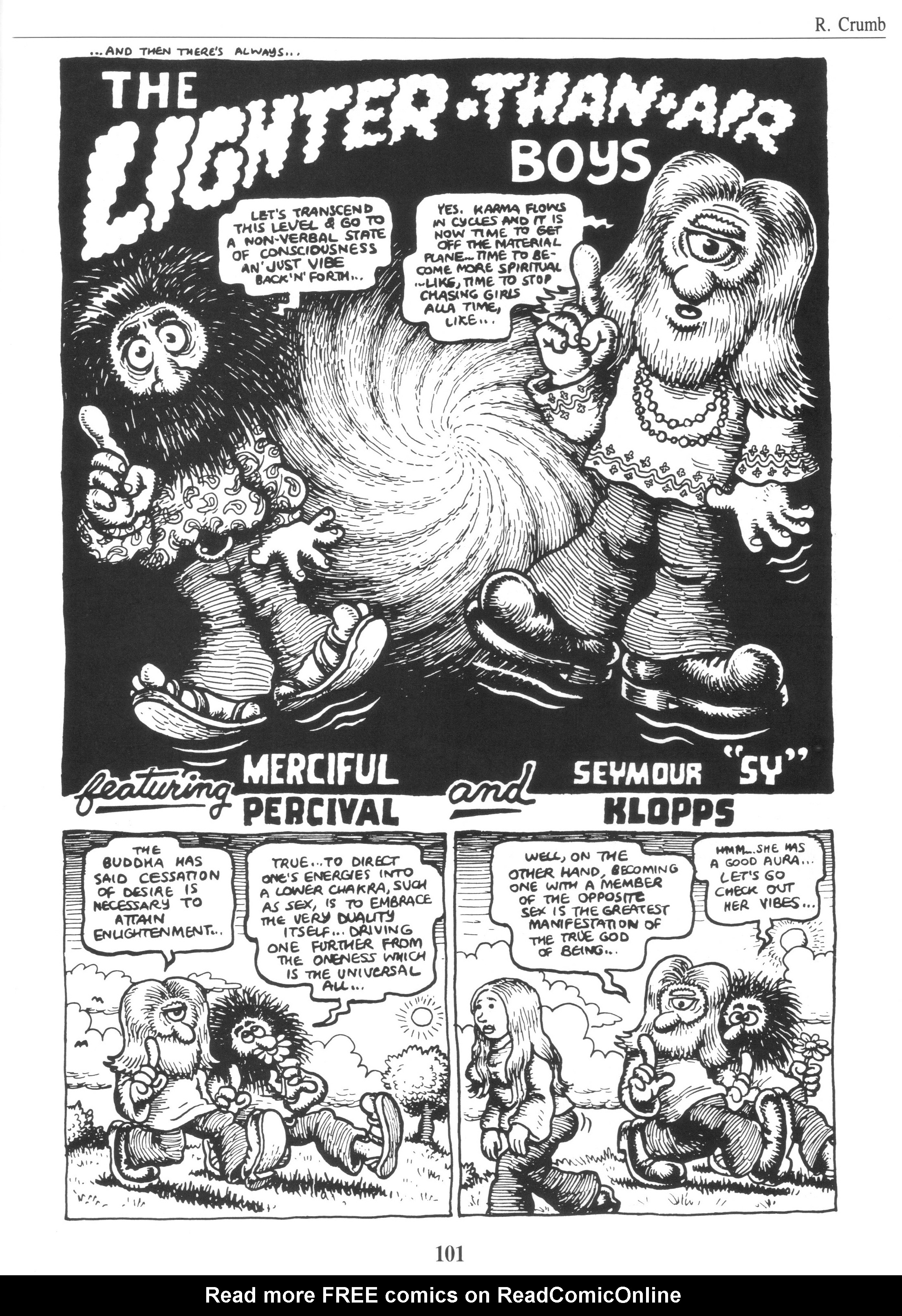 Read online The Complete Crumb Comics comic -  Issue # TPB 6 - 111