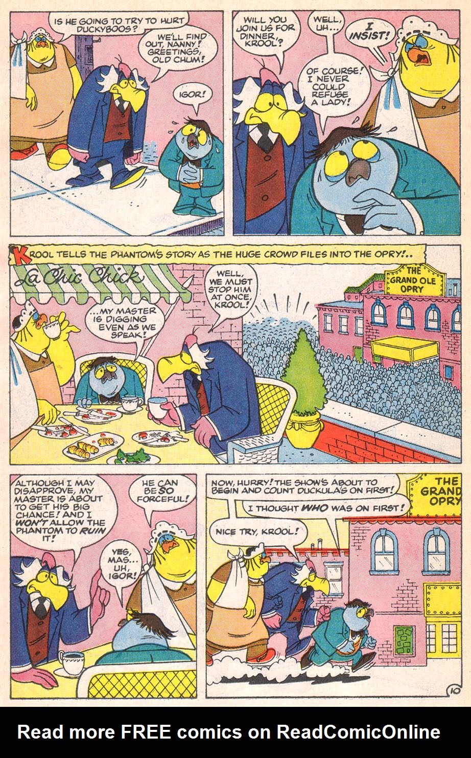 Read online Count Duckula comic -  Issue #7 - 16