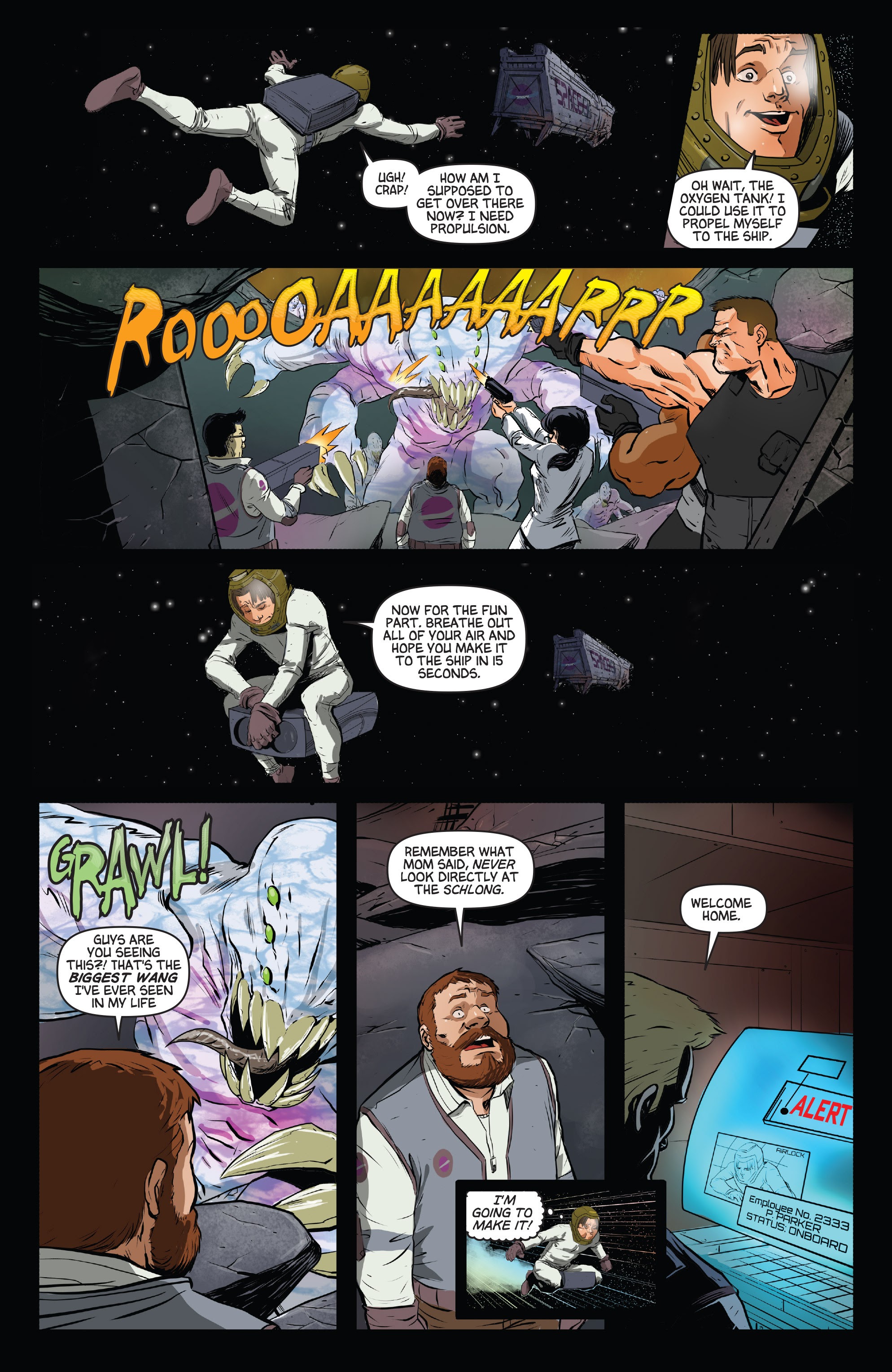 Read online Aliens vs. Parker comic -  Issue #4 - 17