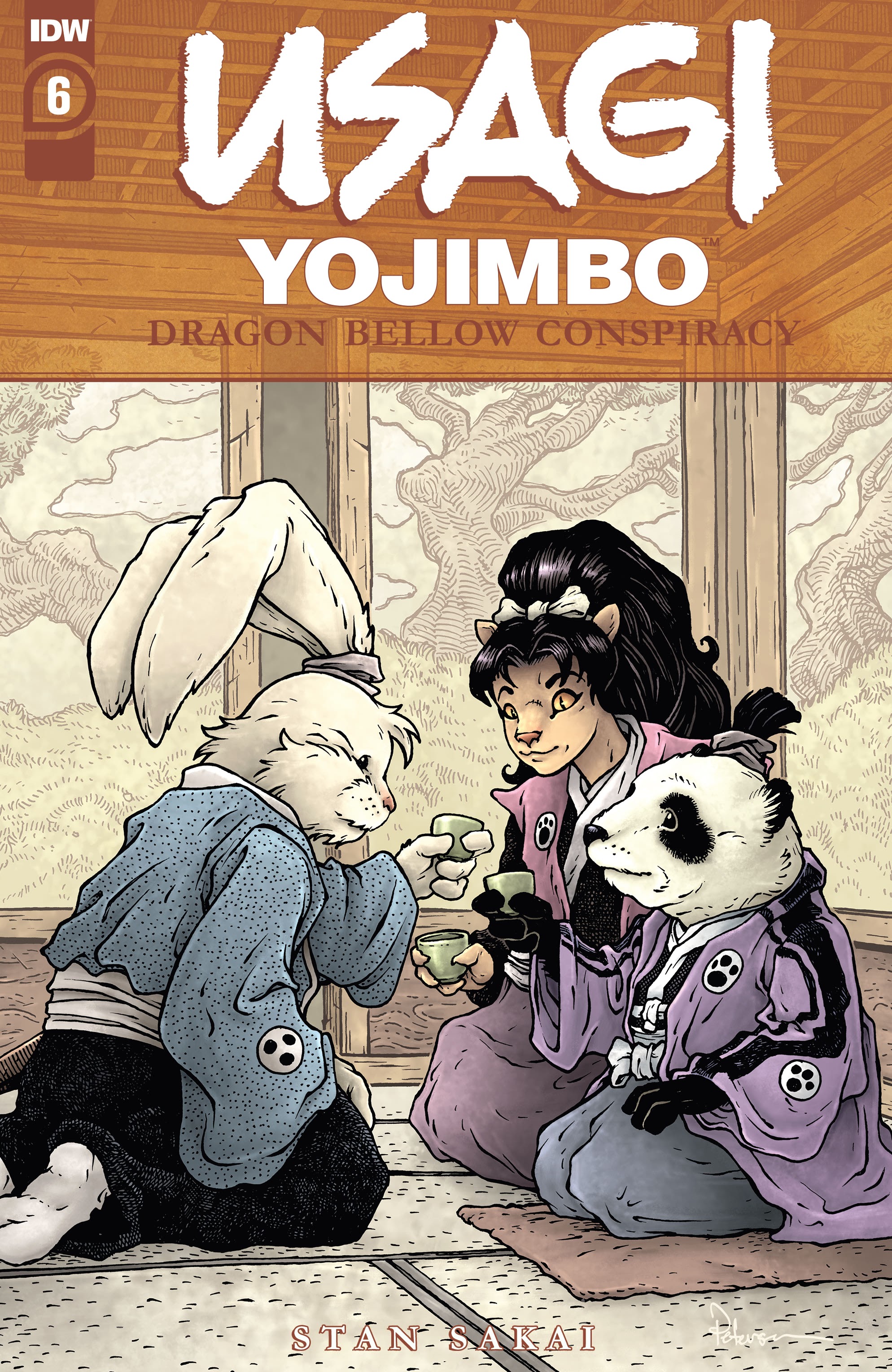 Read online Usagi Yojimbo: The Dragon Bellow Conspiracy comic -  Issue #6 - 1