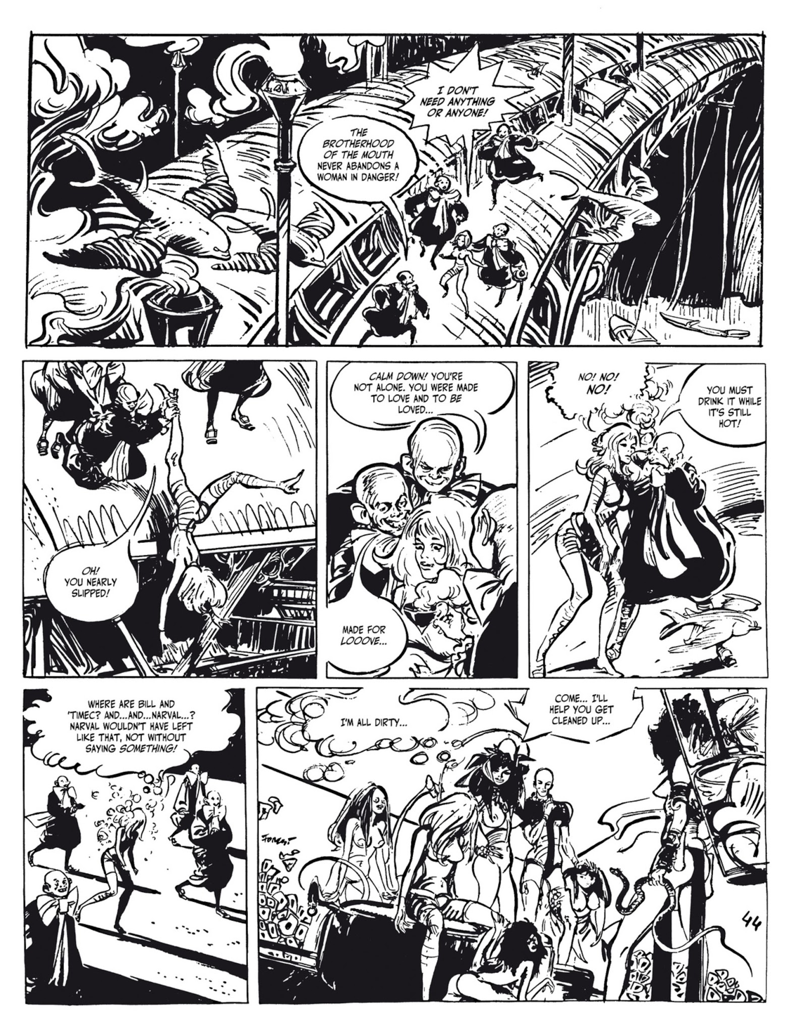 Read online Barbarella and The Wrath of the Minute-Eater comic -  Issue # TPB - 49