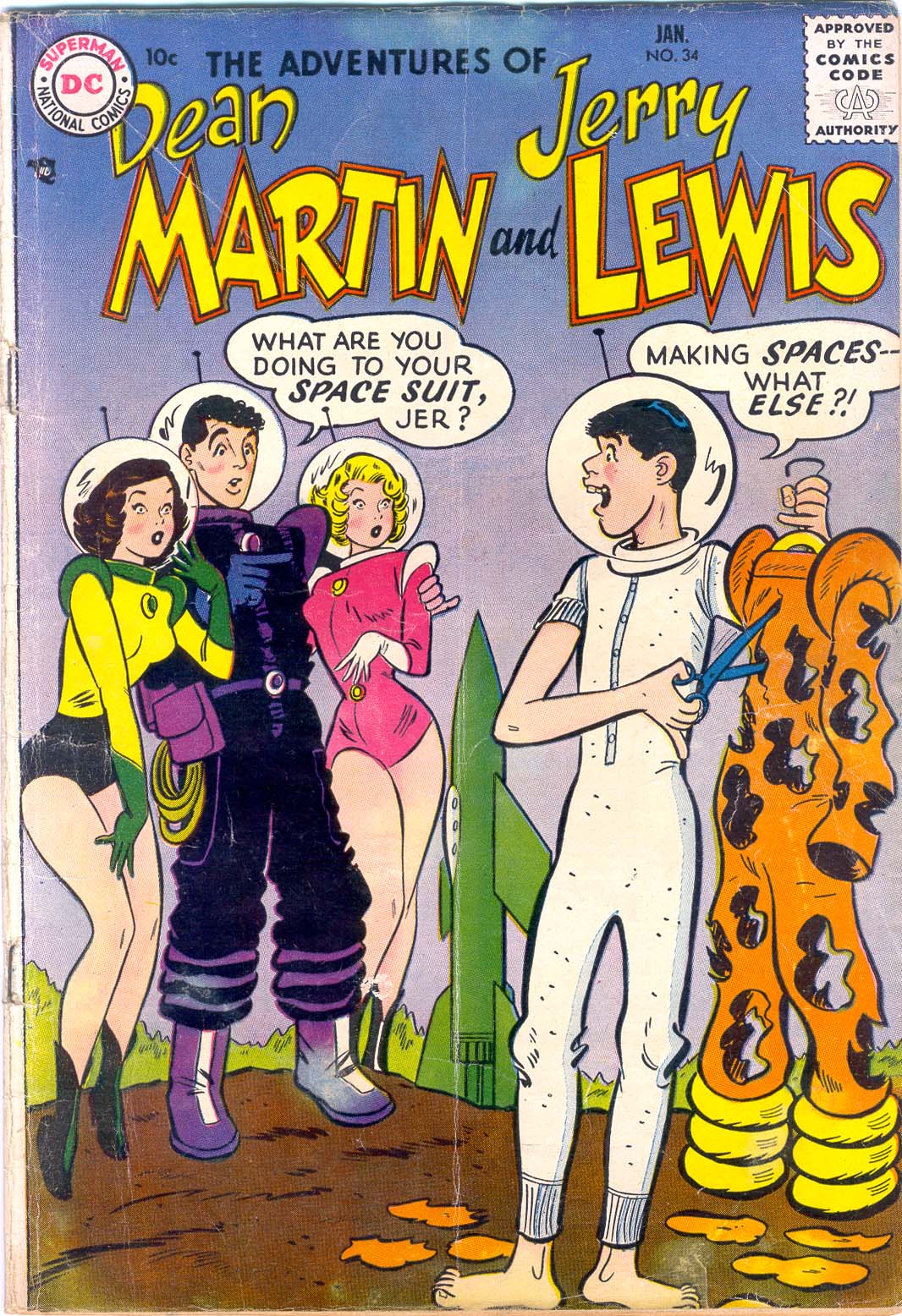 Read online The Adventures of Dean Martin and Jerry Lewis comic -  Issue #34 - 1
